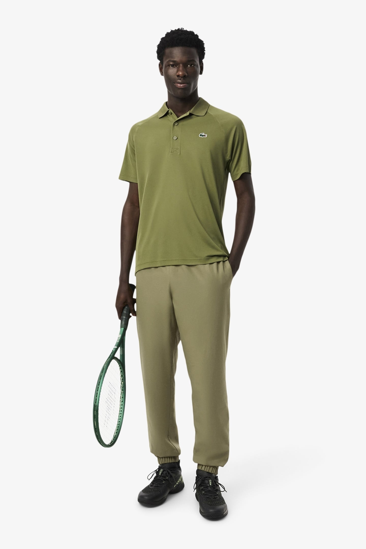 TRACKSUIT TROUSERS OLIVE 1