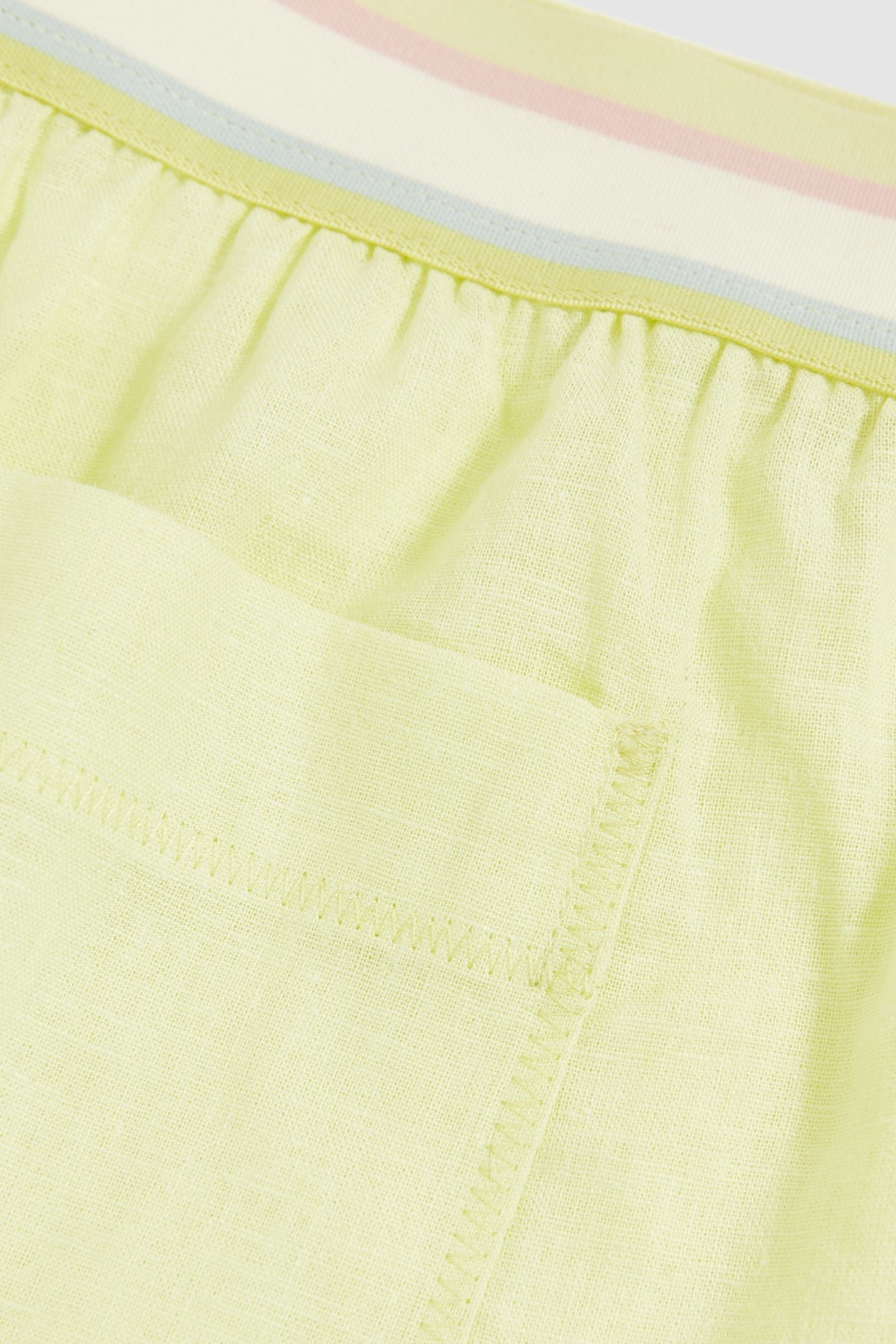 WAISTBAND BOXER SHORT LEMON YELLOW 6