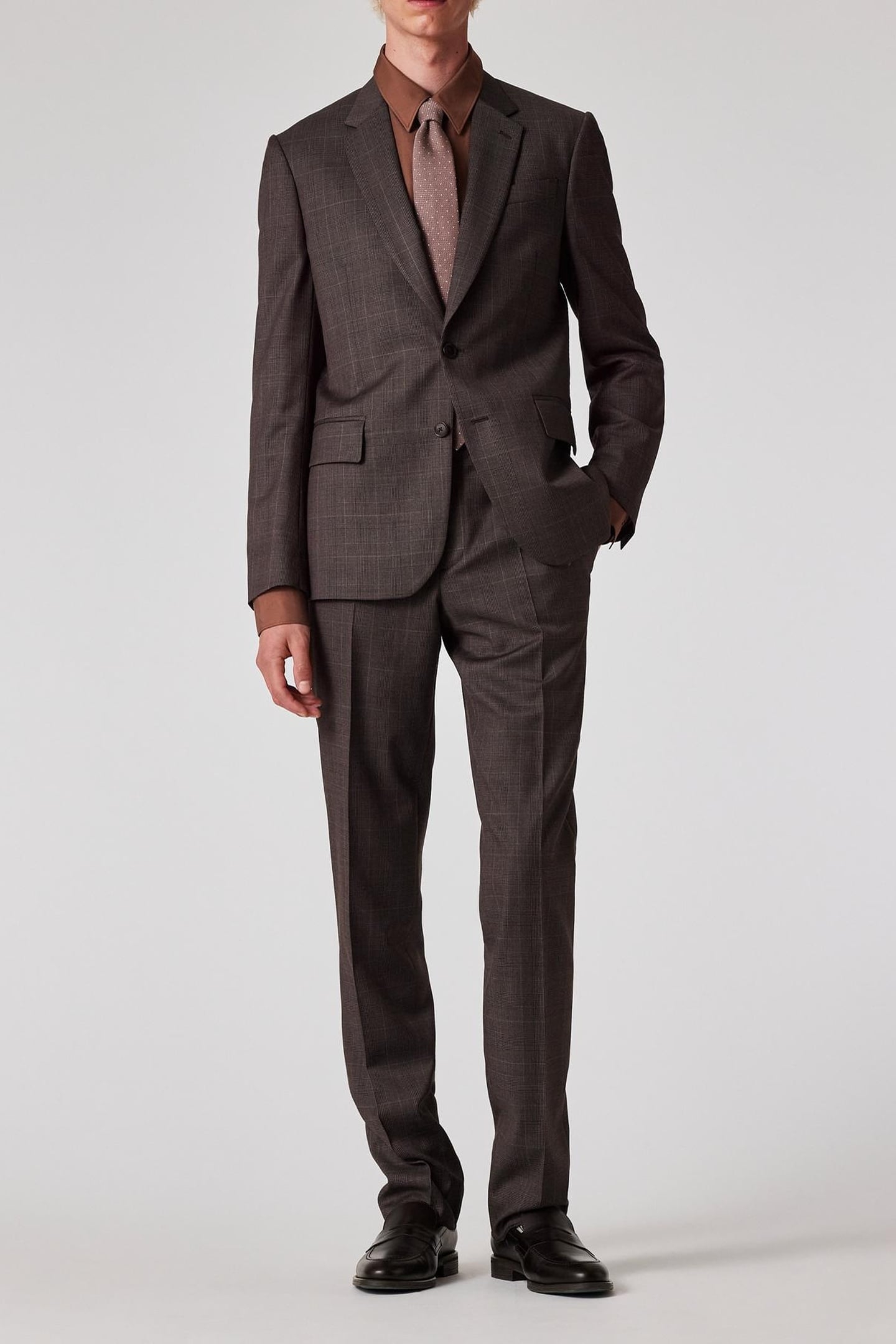 GENTS TAILORED FIT 2BTN JACKET DARK VIOLET 2