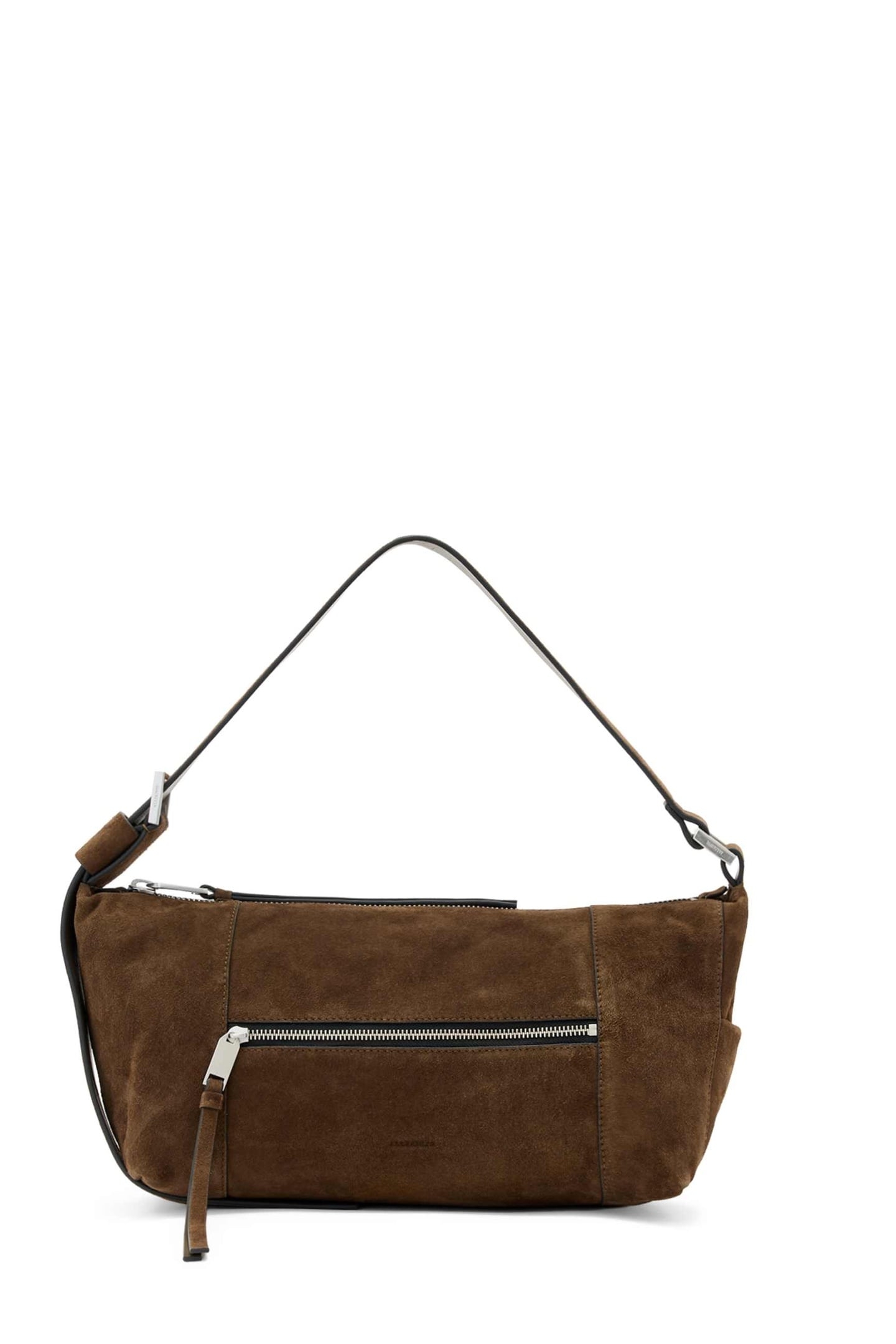 VEGA SUEDE SHLDR BAG FANGO BROWN 6