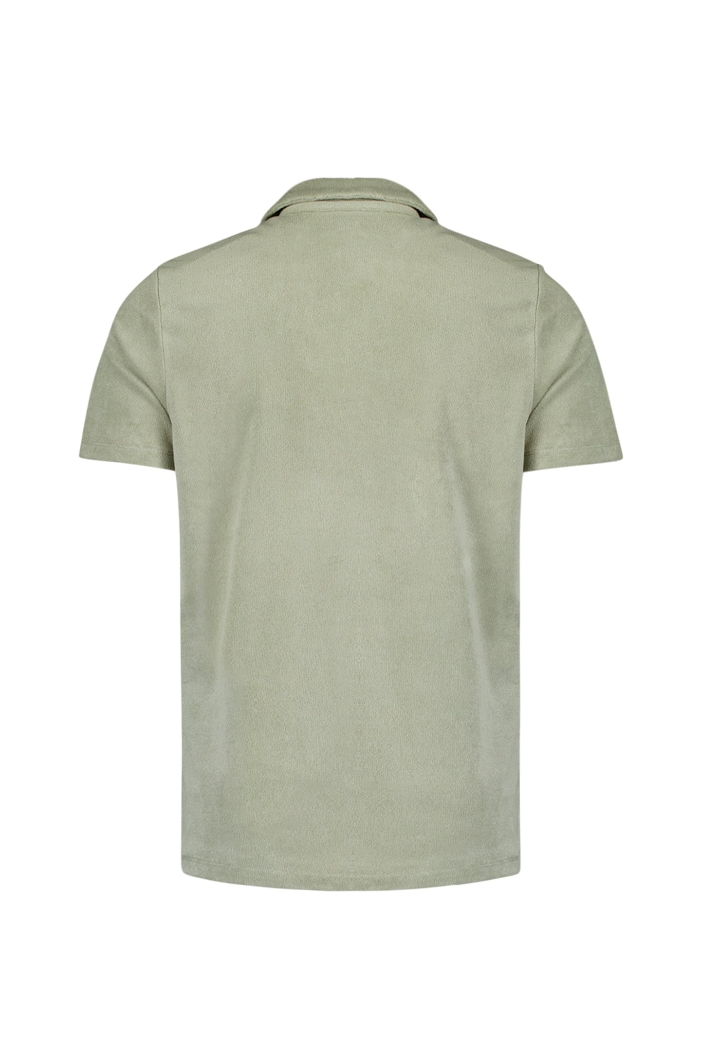 POLO REVERS SOLID TERRY KNIT SMOKE 6