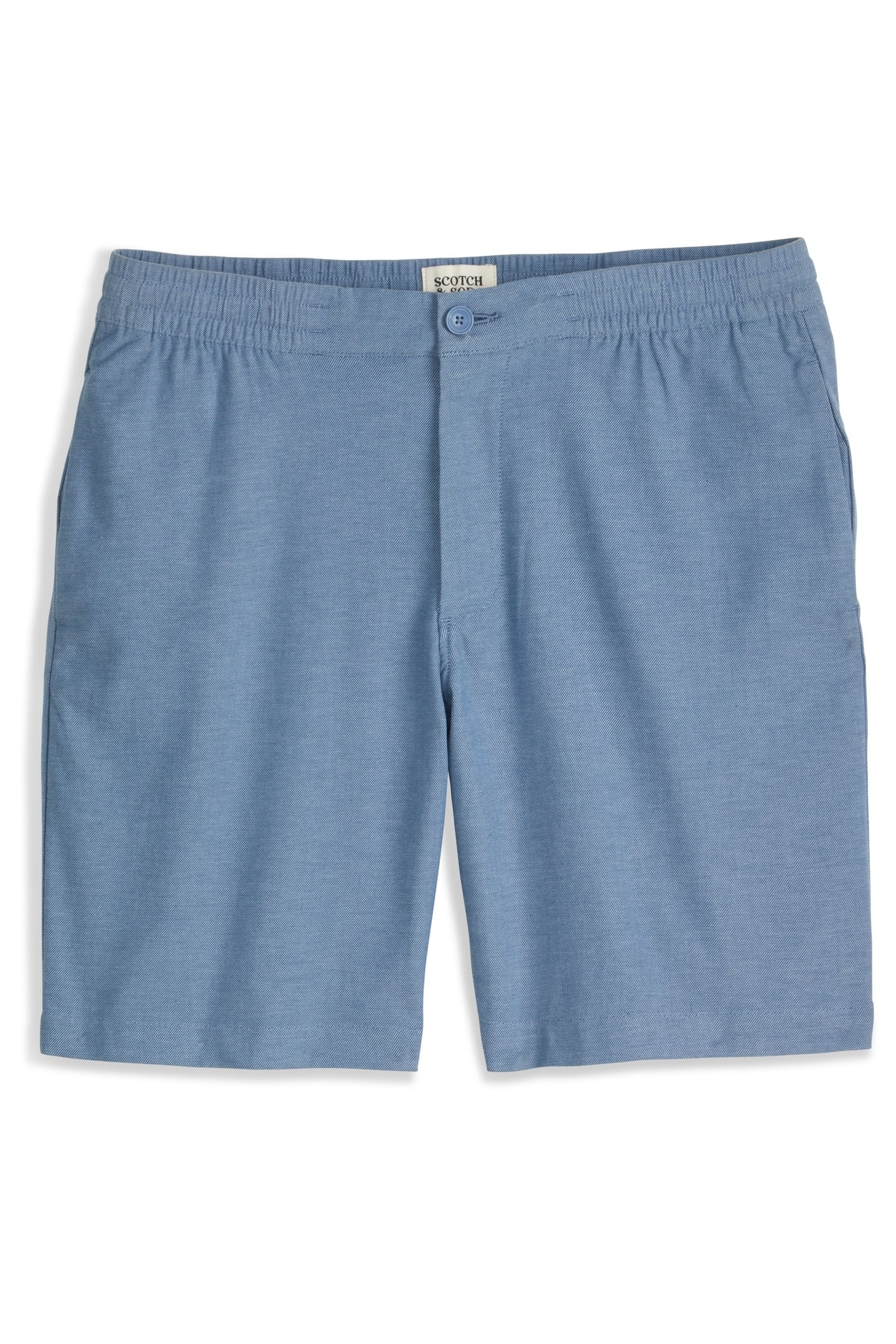 ELASTIC SHORT DARK DENIM 1