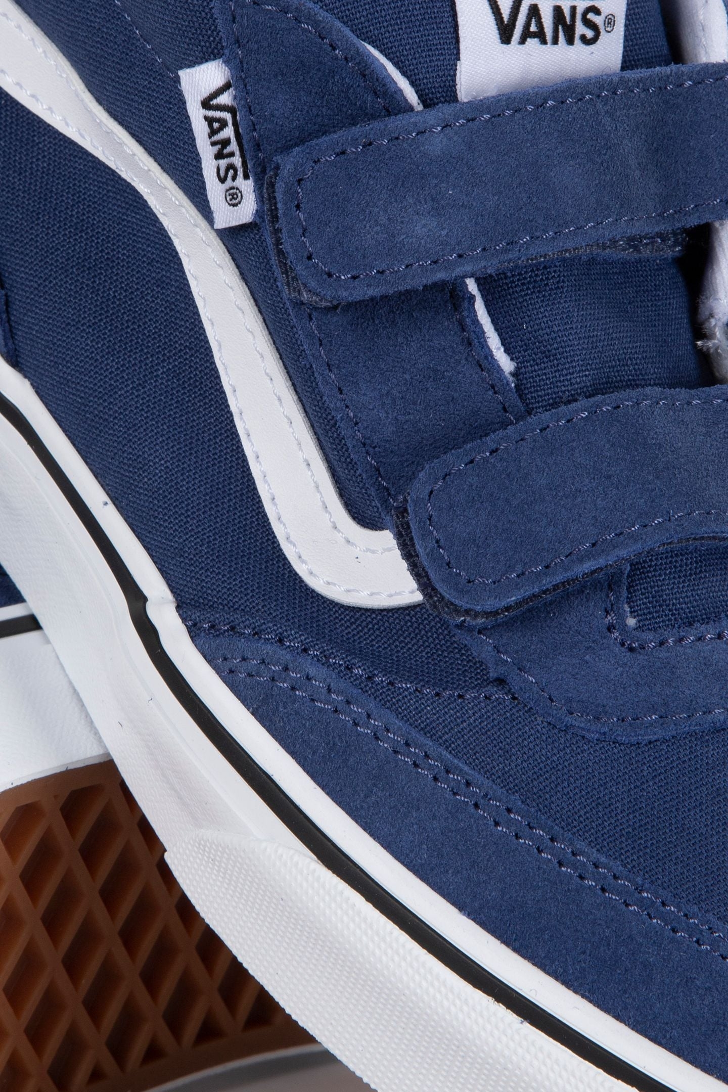 UNISEX BROOKLYN MID V SUEDE/CANVAS TRUE NAVY 4