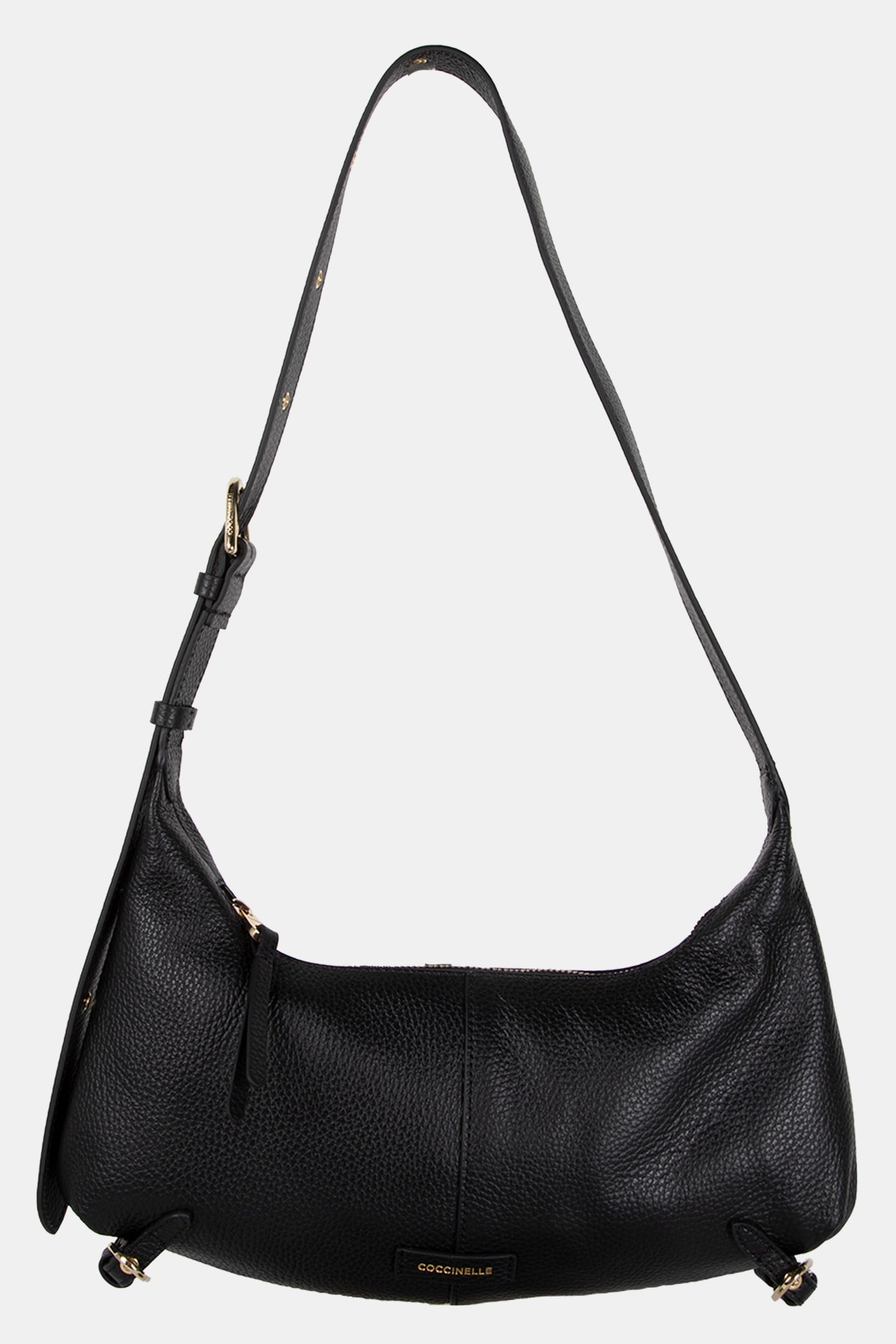 LEATHER SHOULDER BAG WIN BLACK 2