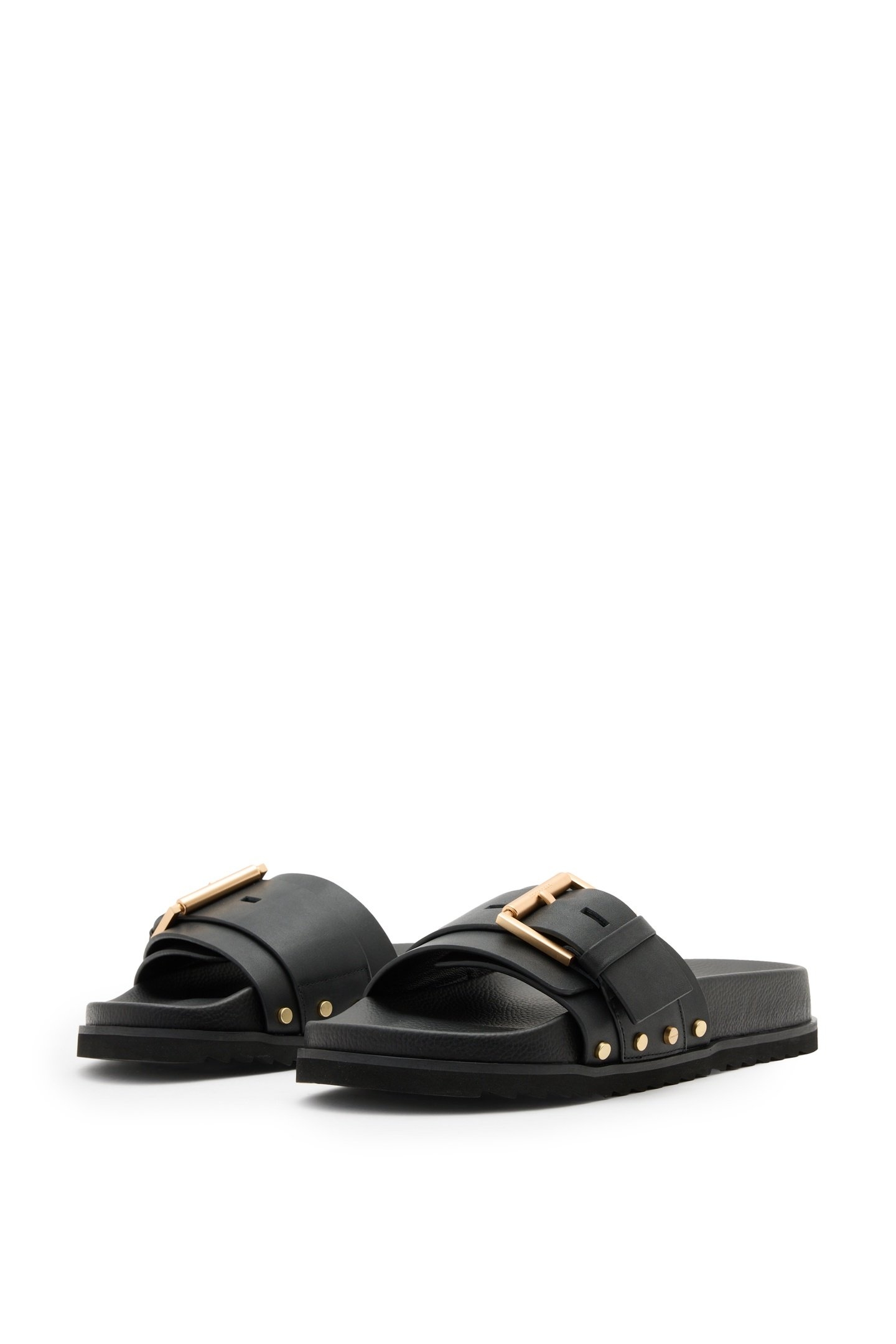 ELLIE STUD SLIDER BLACK 2
