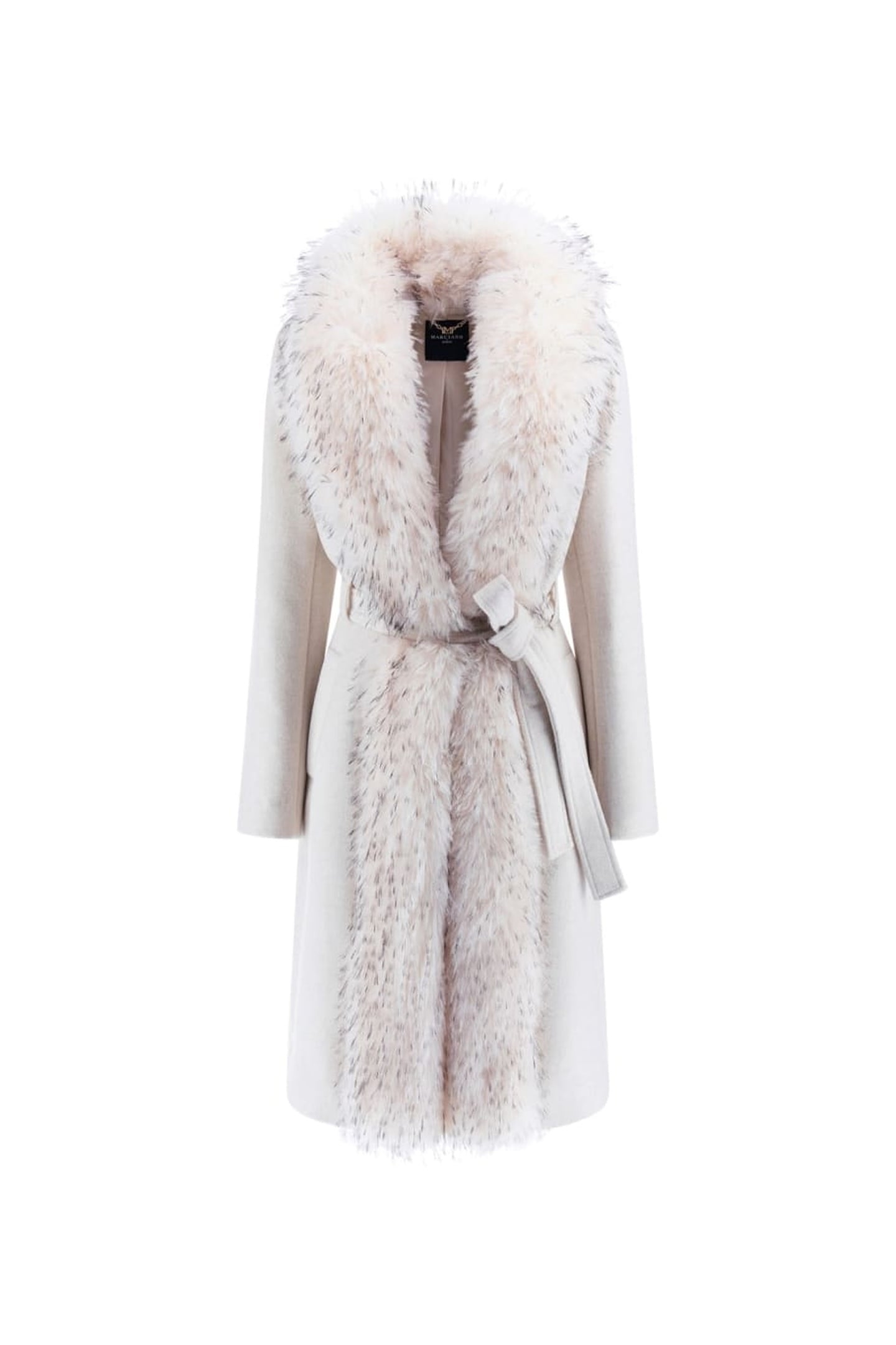 MARCIANO BY GUESS VALERIE COAT HEATHER OFF WHITE 4
