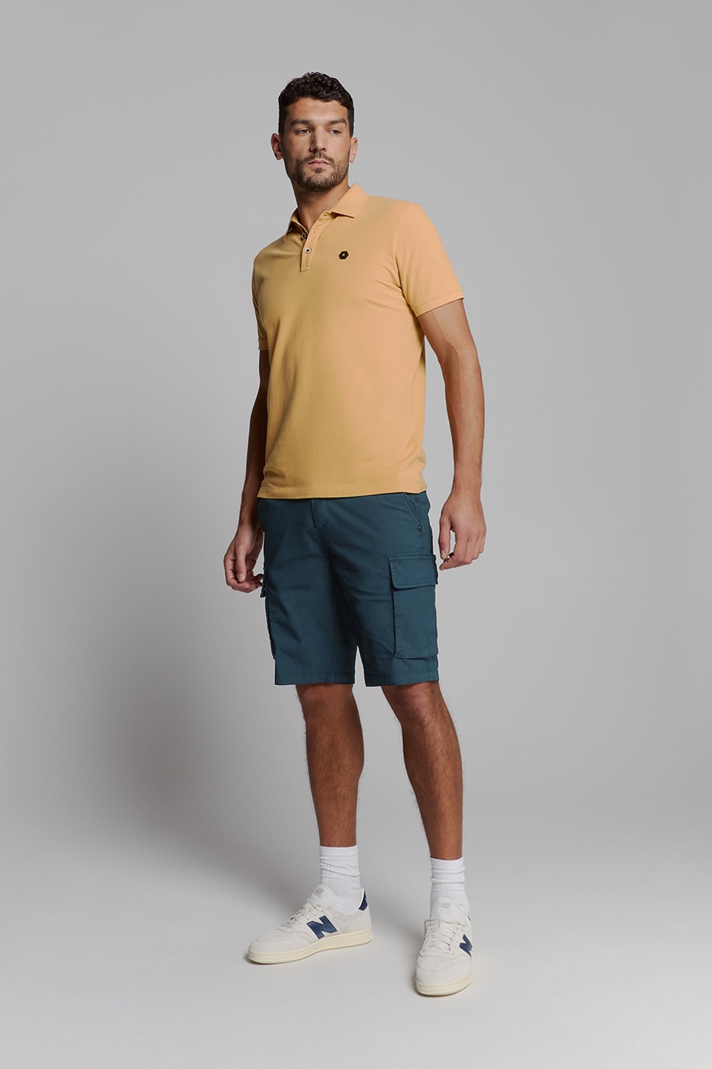 SHORT STRETCH CARGO GARMENT DYED NIGHT 3