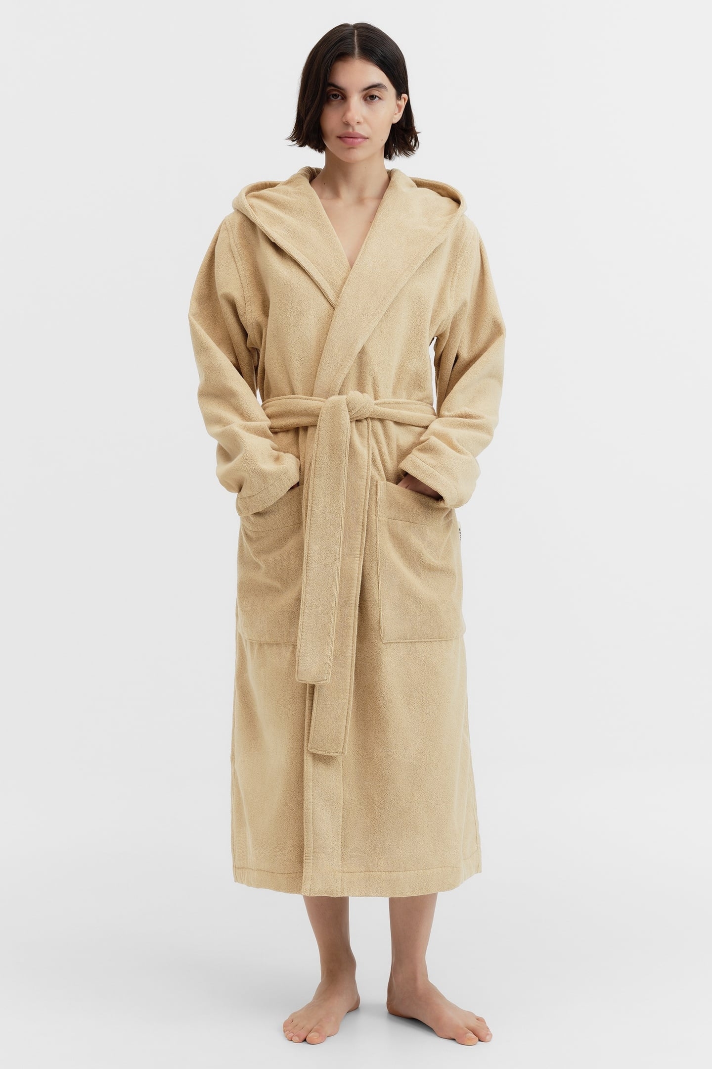 UNISEX HOODED BATHROBE SIENNA 1