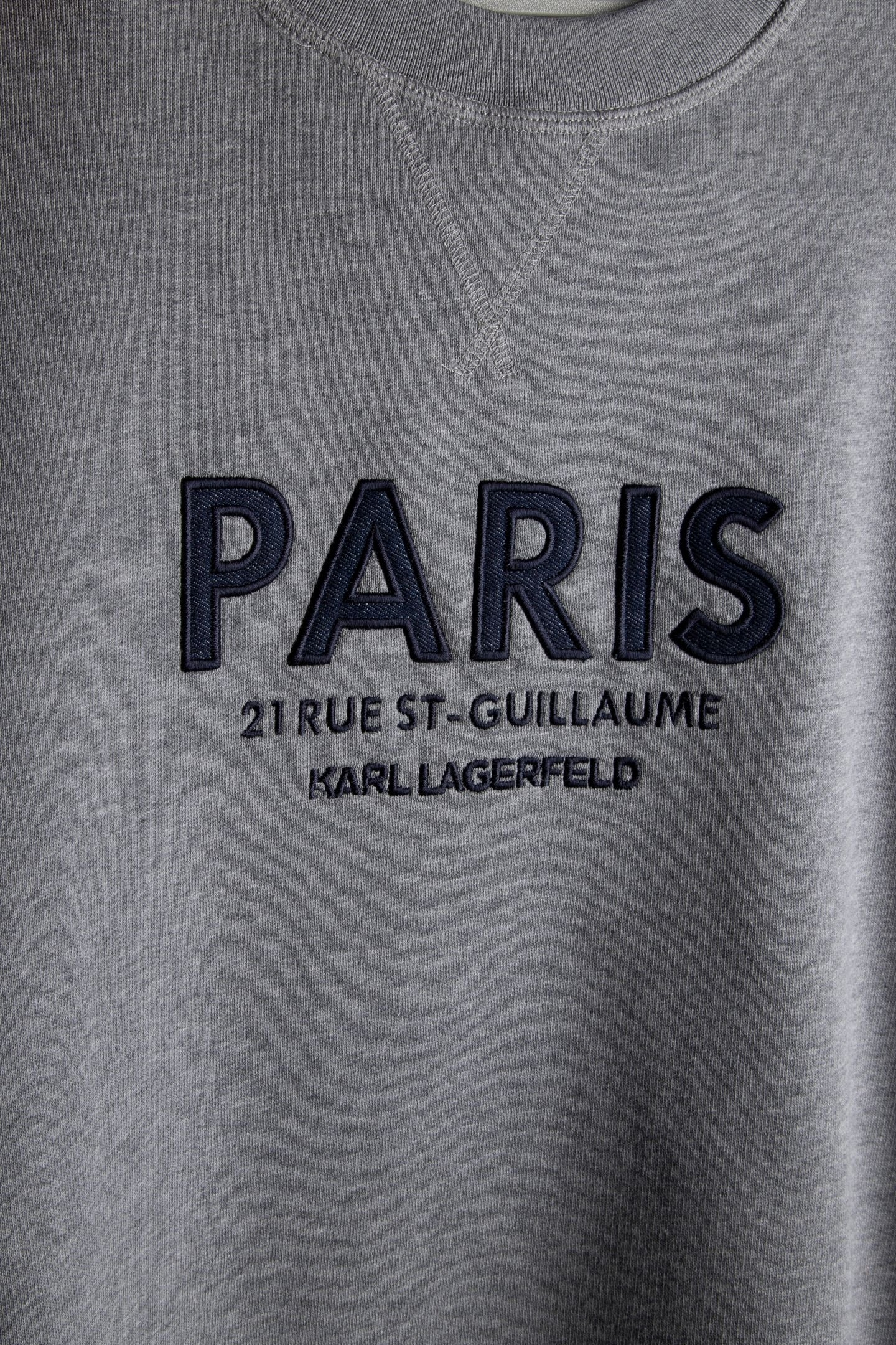 DARKGREY MELANGE SWEAT CREWNECK 5