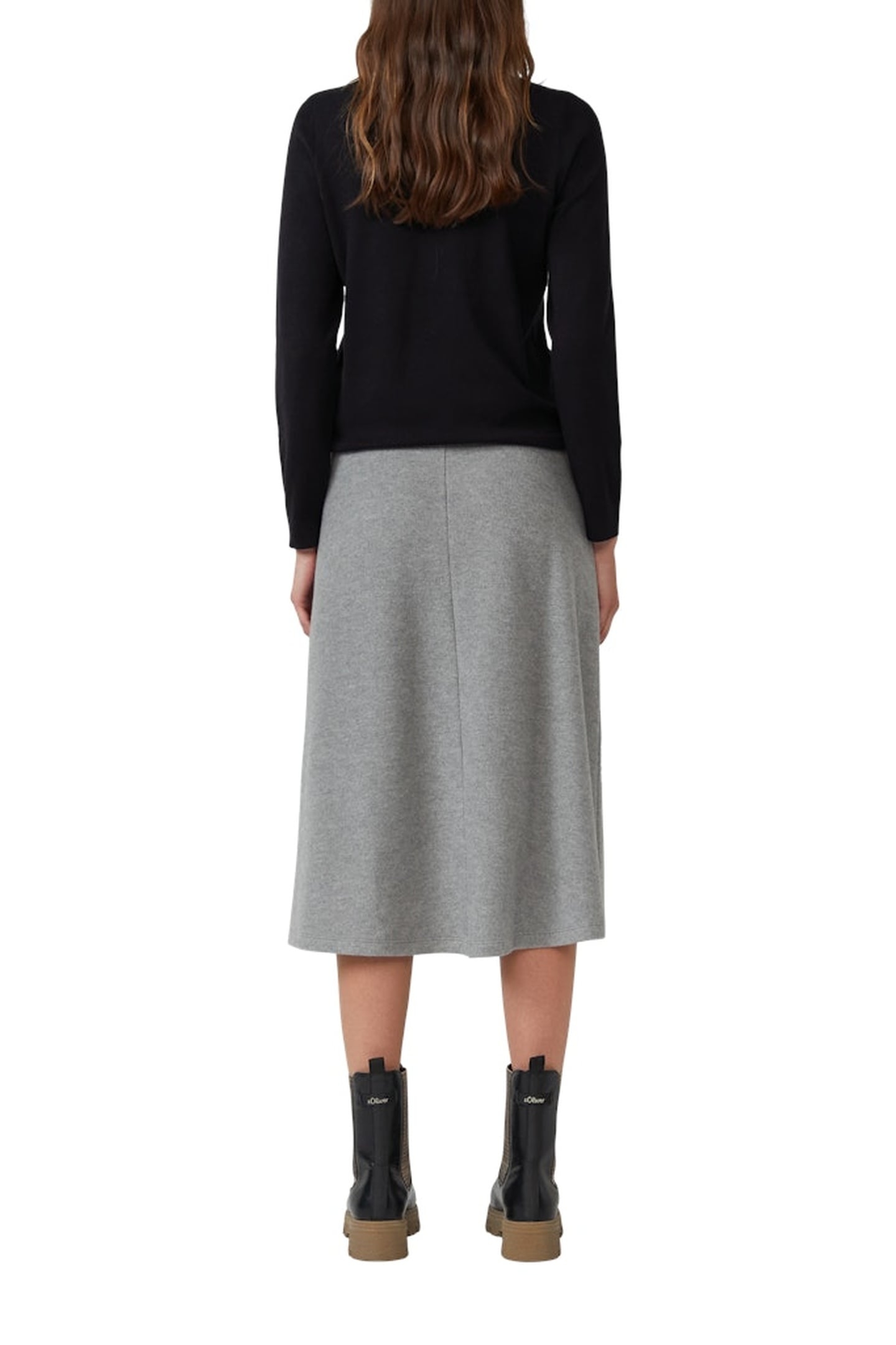 S.OLIVER SKIRTS GREY/BLACK 3