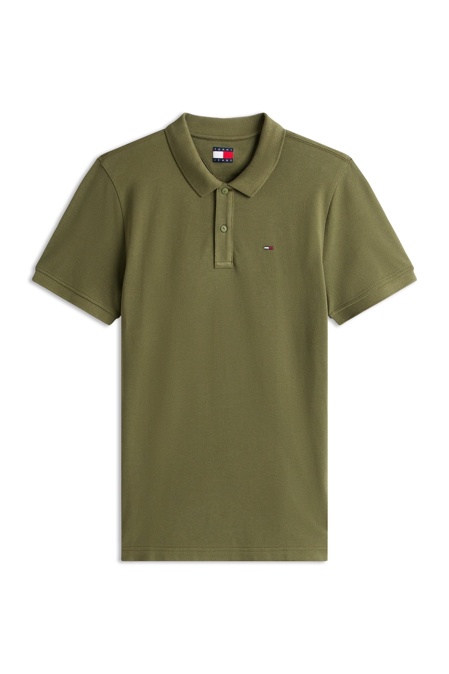 SLIM PLACKET POLO DARK GREENERY 5