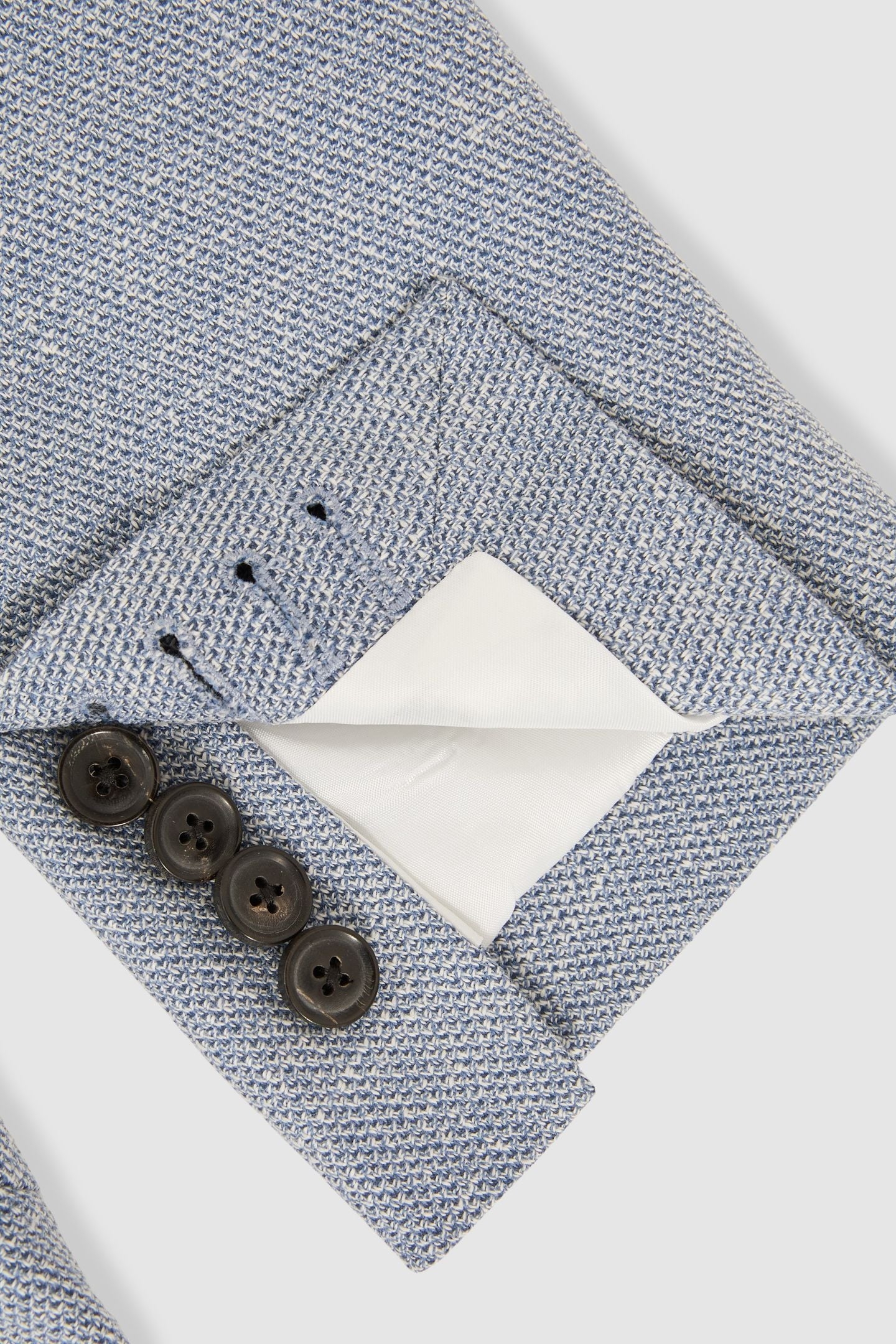 SB 2B NOTCH TEXTURED BLAZER SOFT BLUE 5