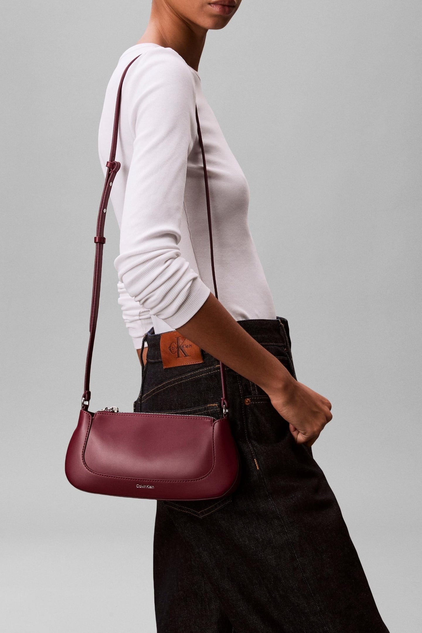 HARDWARE ZIP CROSSBODY BAG ALLURING PINK 1