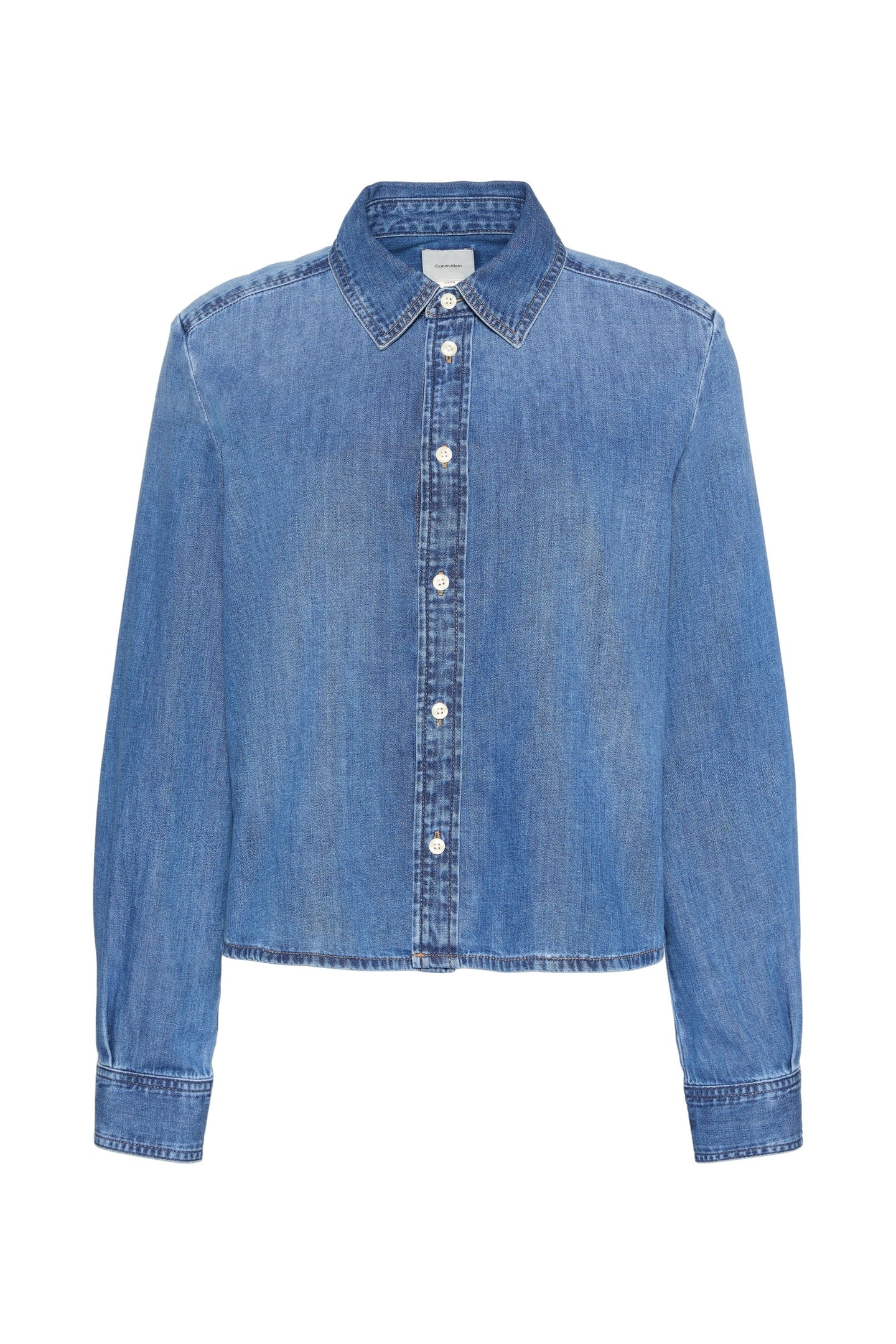CROPPED LS SHIRT INDIGO HASTINGS 4