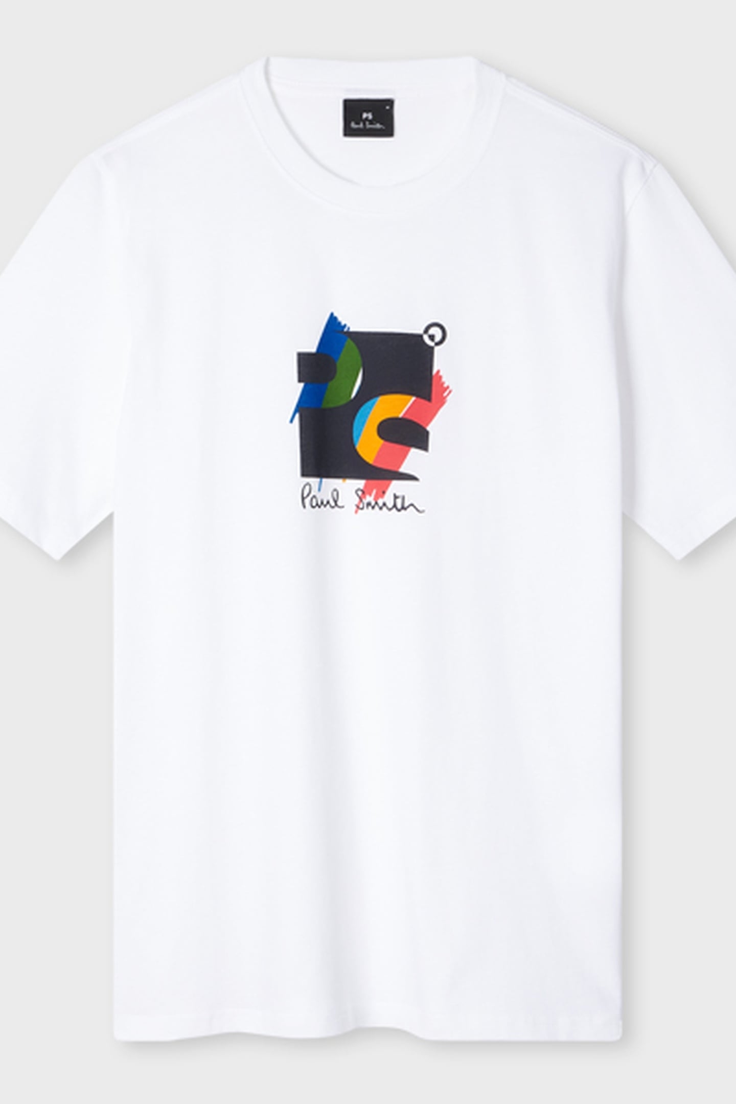 REG FIT T SHIRT PS SQUARE WHITE 2