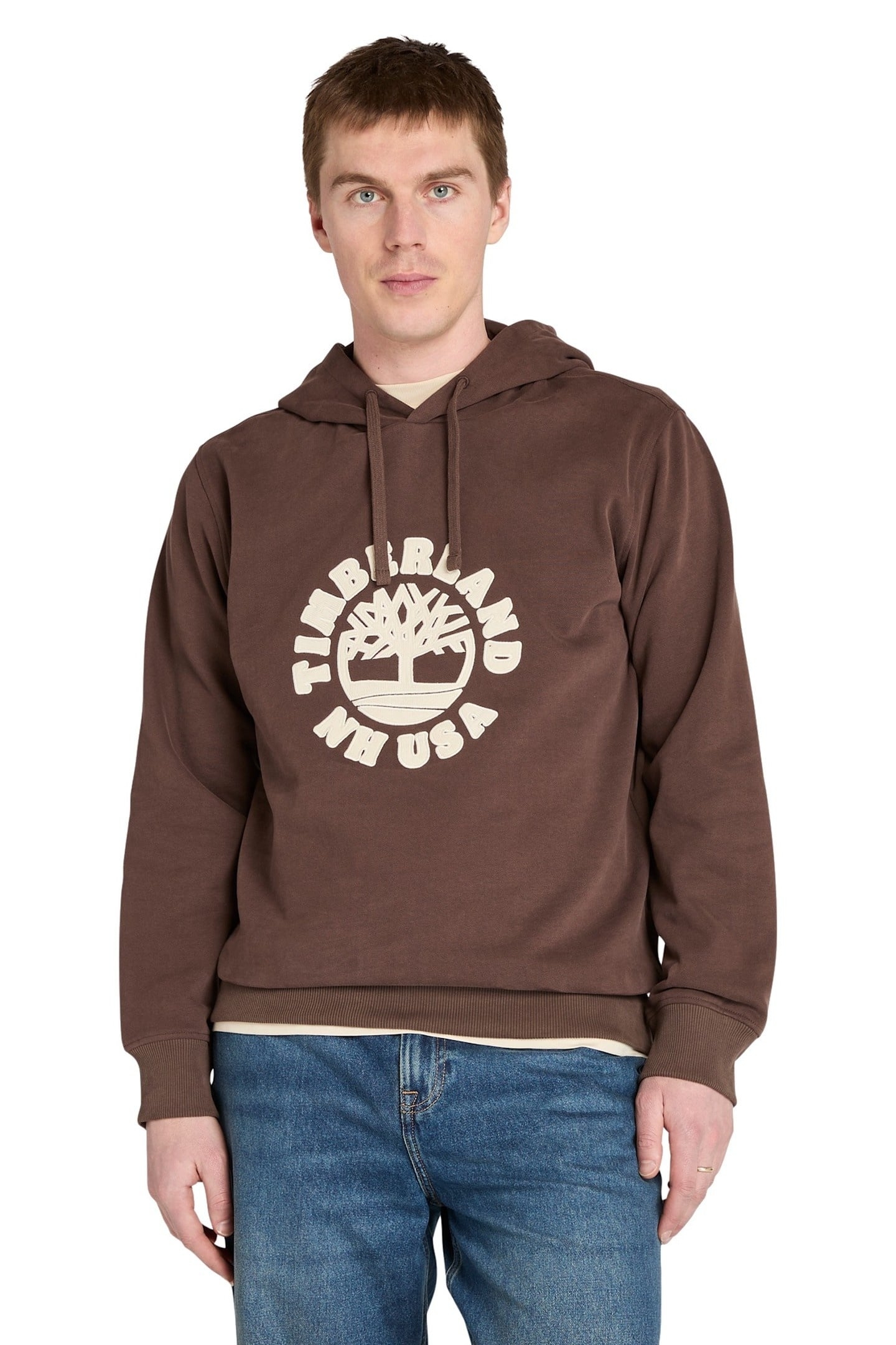 HOLIDAY GRAPHIC HOODIE CHOCOLATE BROWN 2