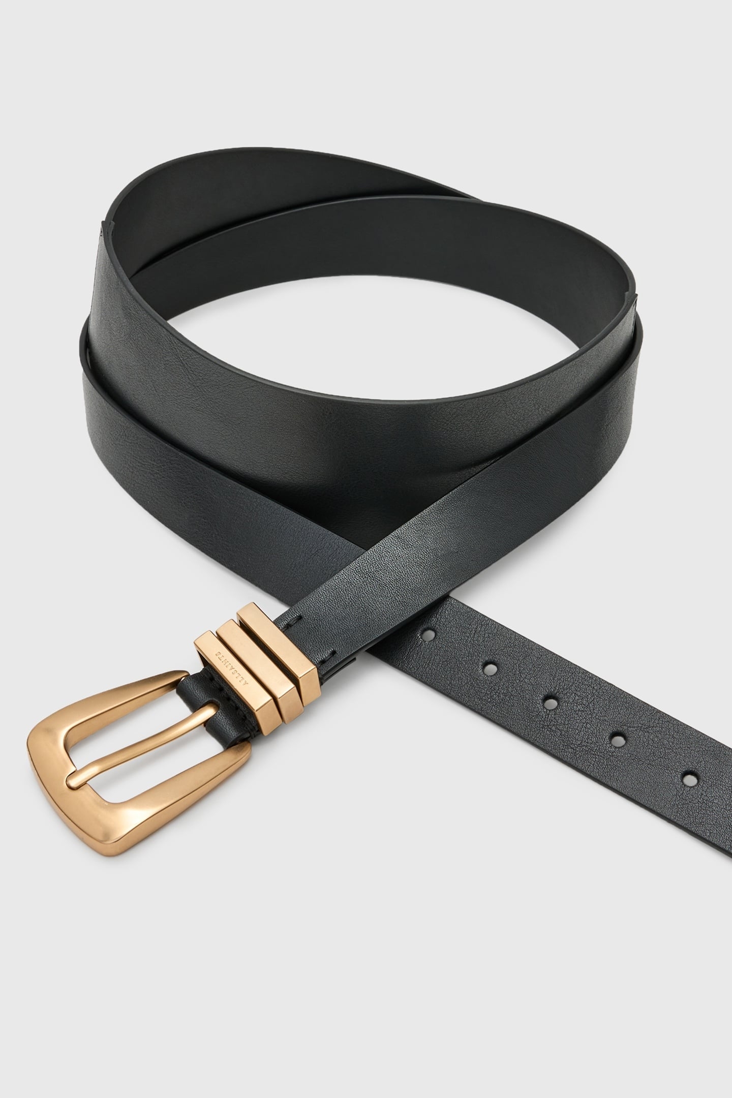 TRINITY ALCOR BELT BLACK/WARM BRASS 3