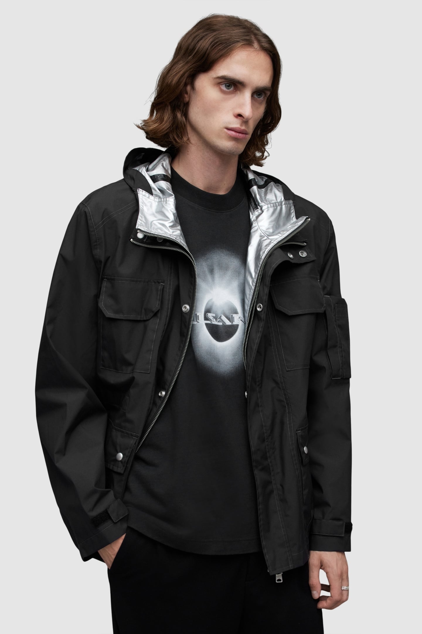 TYCHO TECH JACKET BLACK/SILVER 1