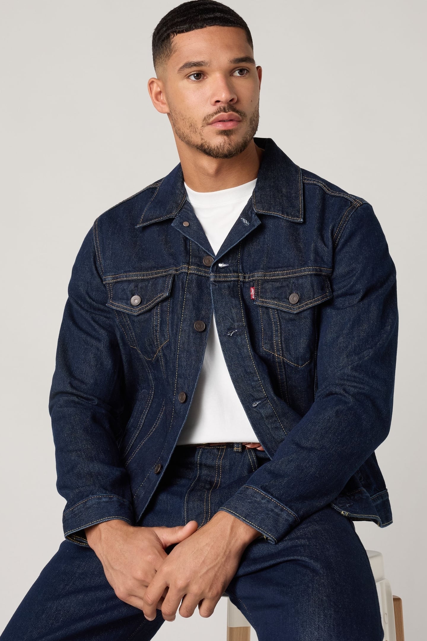 TRUCKER JACKET BLUE 4