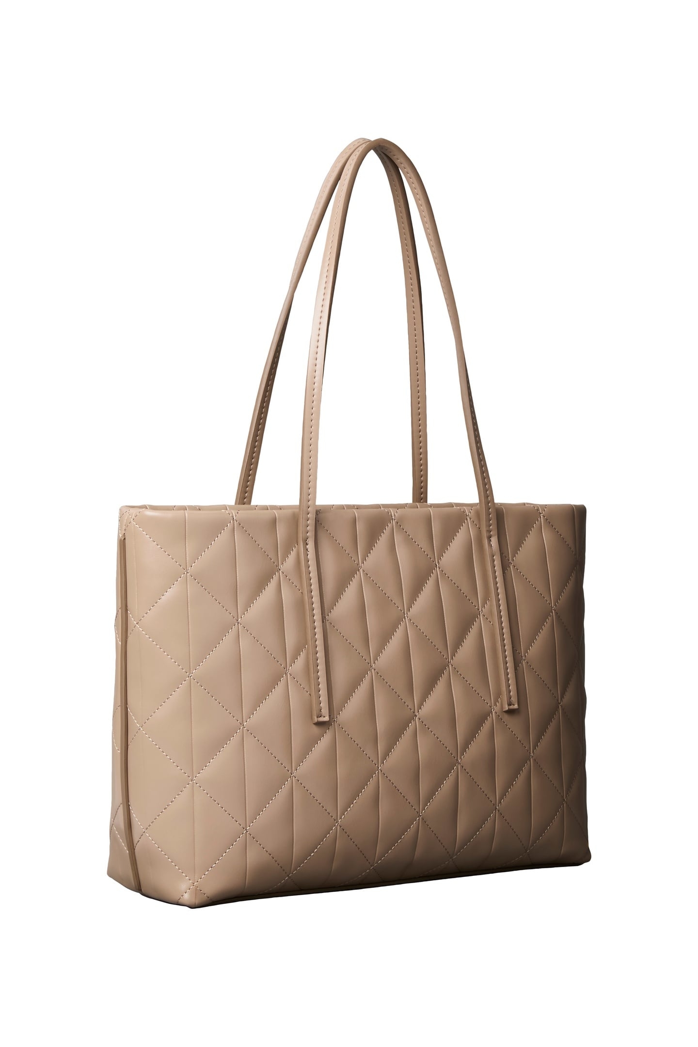 QUILTED SMALL TOTE BAG DESERT TAUPE 3