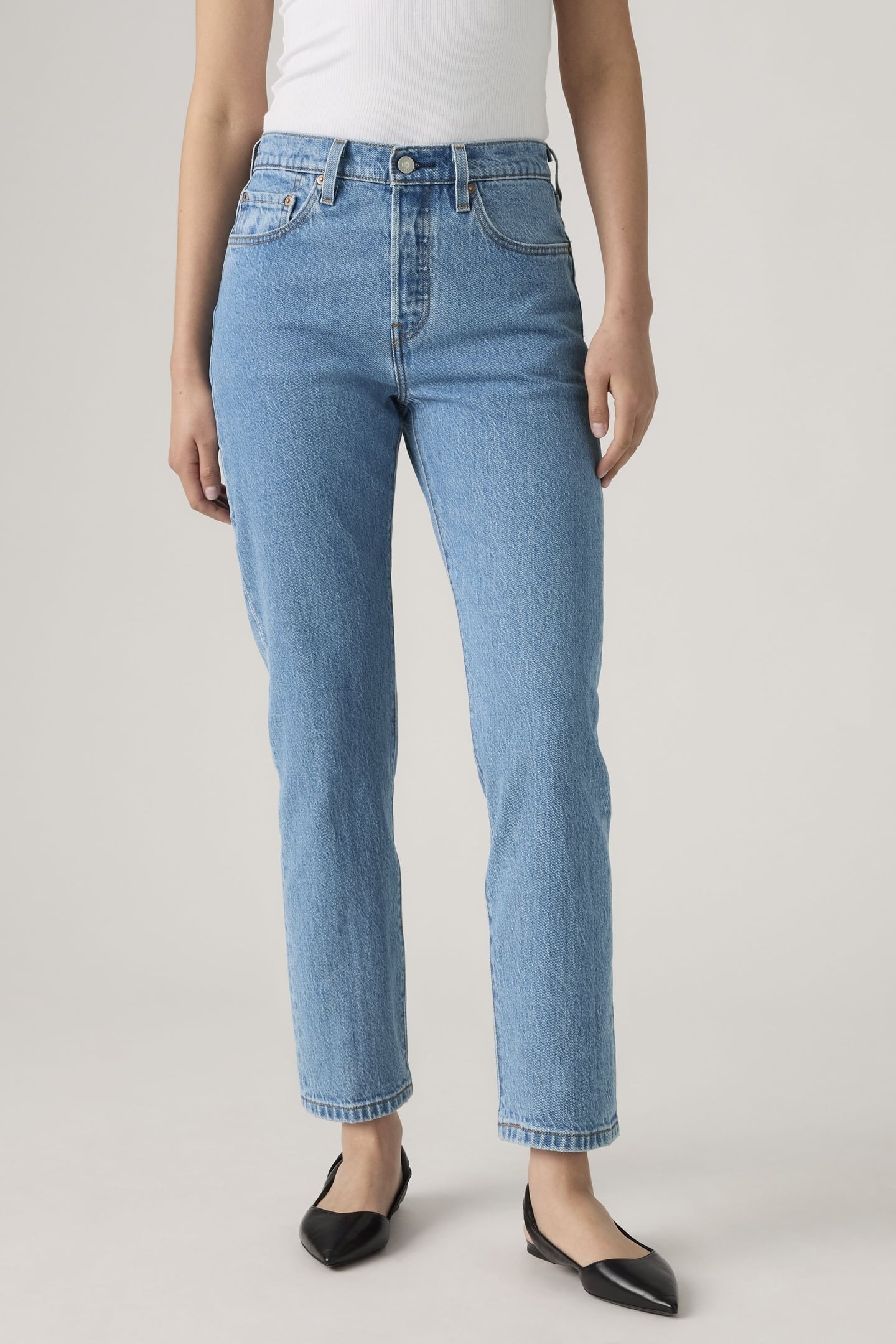 501® CROP JEANS BLUE 2