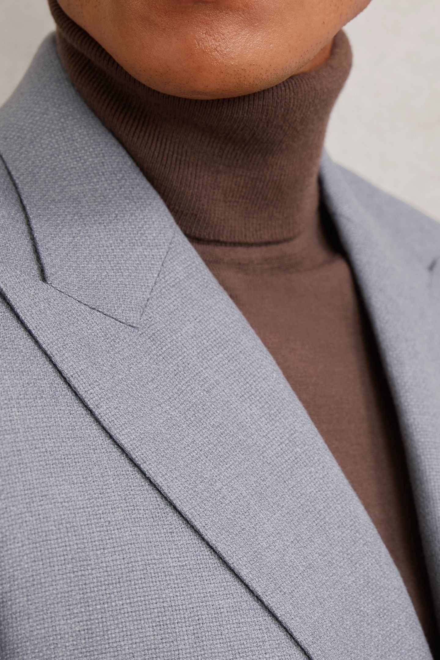 DB PEAK TEXTURED BLAZER AIRFORCE BLUE 4