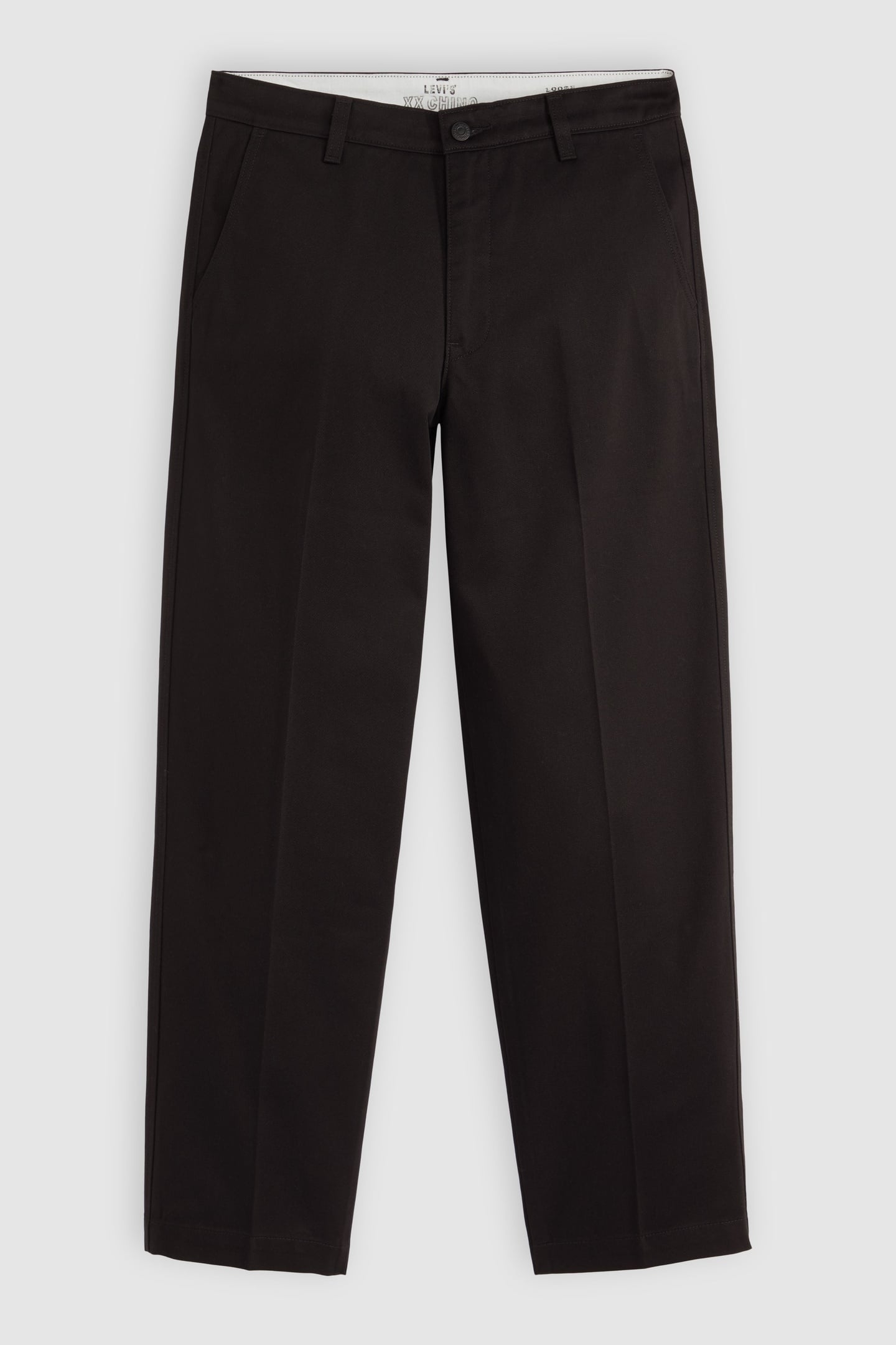 XX LOOSE STRAIGHT CHINOS BLACK 4
