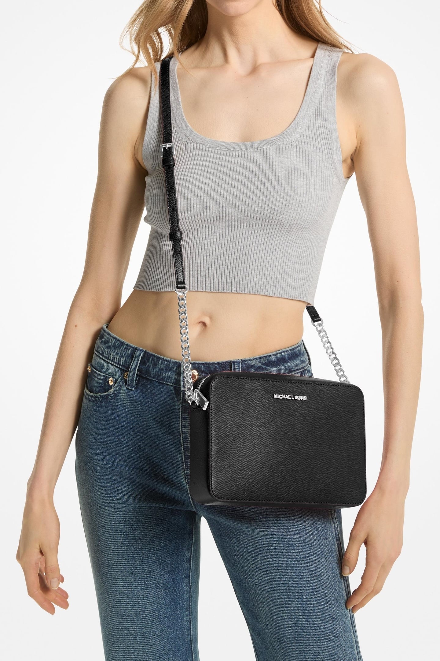 LARGE EAST WEST CROSSBODY BLACK 1