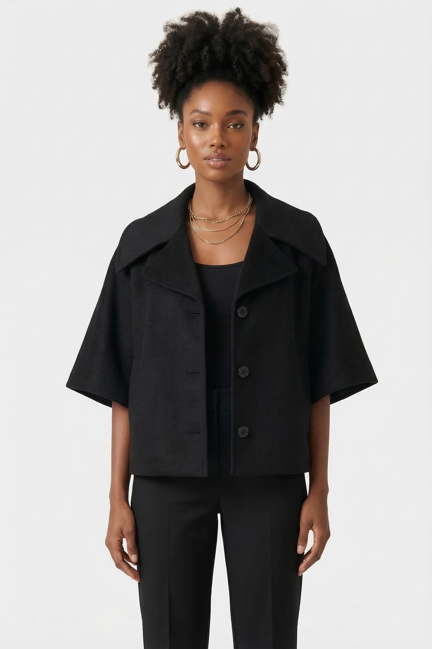 LODÉ WOOL JACKET BLACK 1