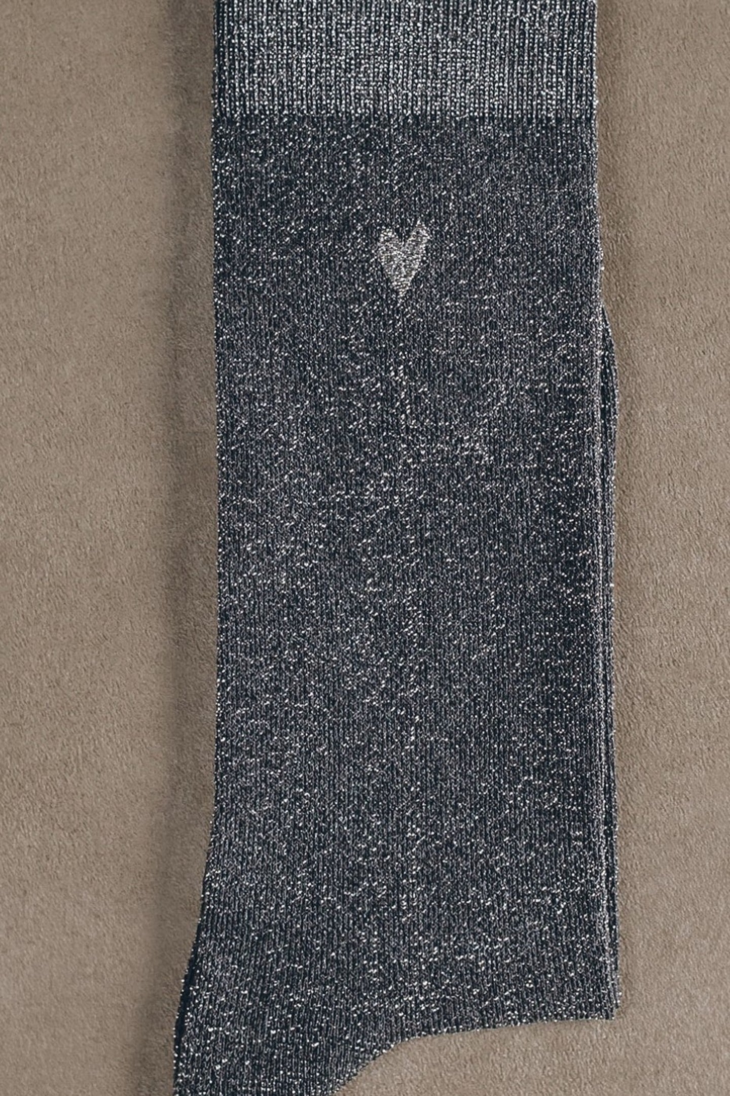 THE DARK LUREX SOCKS SILVER 3