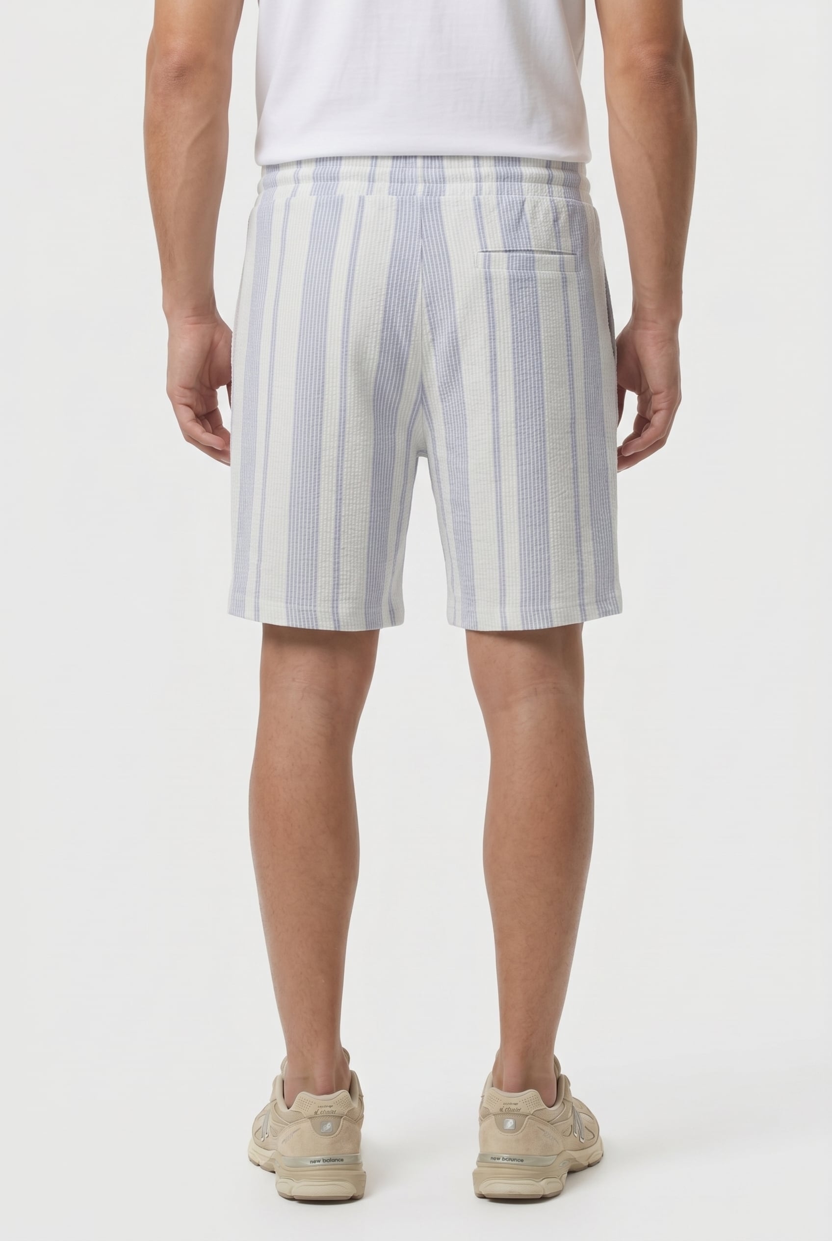 CO-ORD SHORT BLUE/WHITE 2