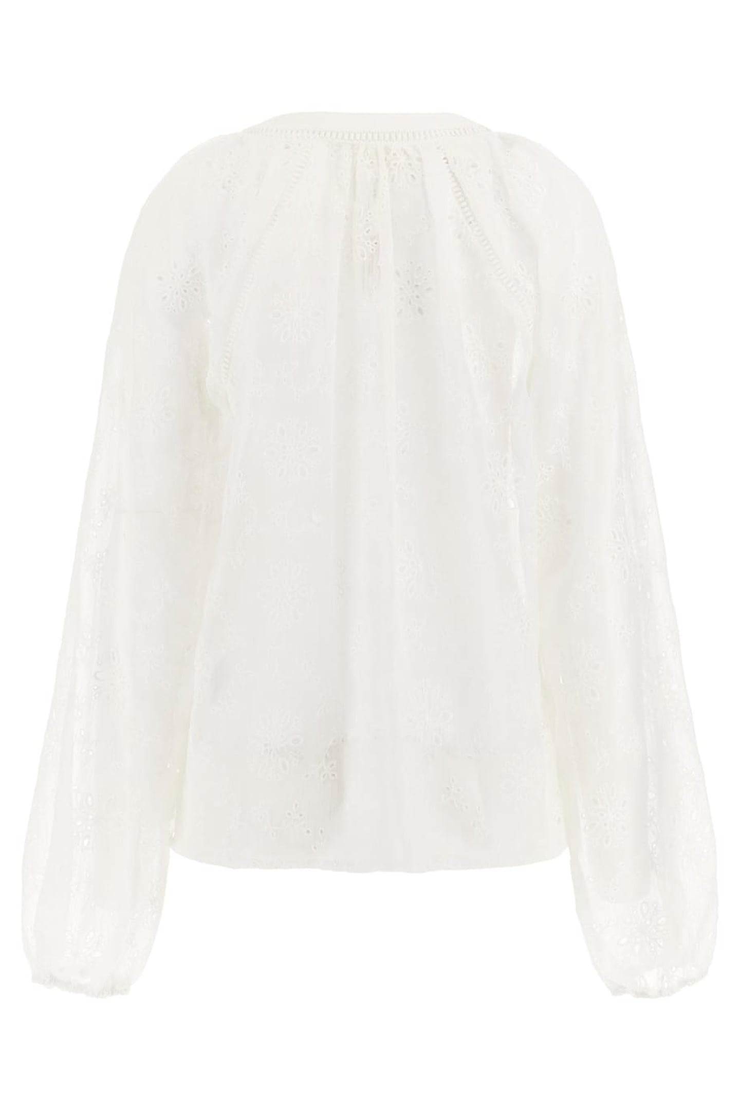 GUESS ECO LS DANIÈLE EMBRO TOP PURE WHITE 2