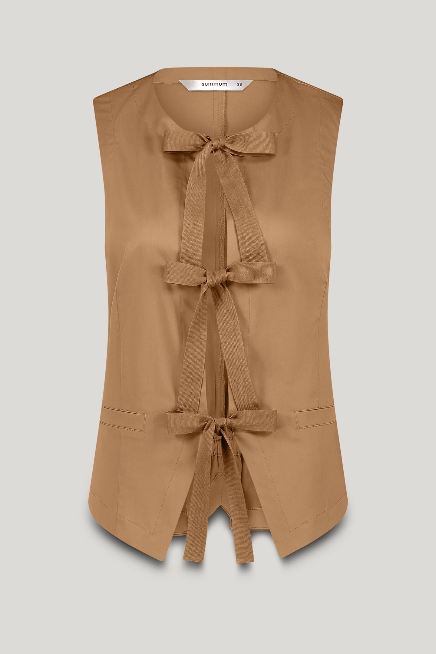 GILET COTTON STRETCH PEANUT 4