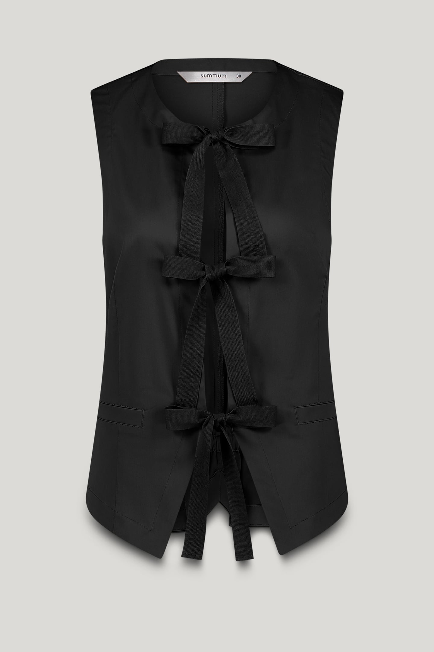 GILET COTTON STRETCH BLACK 3