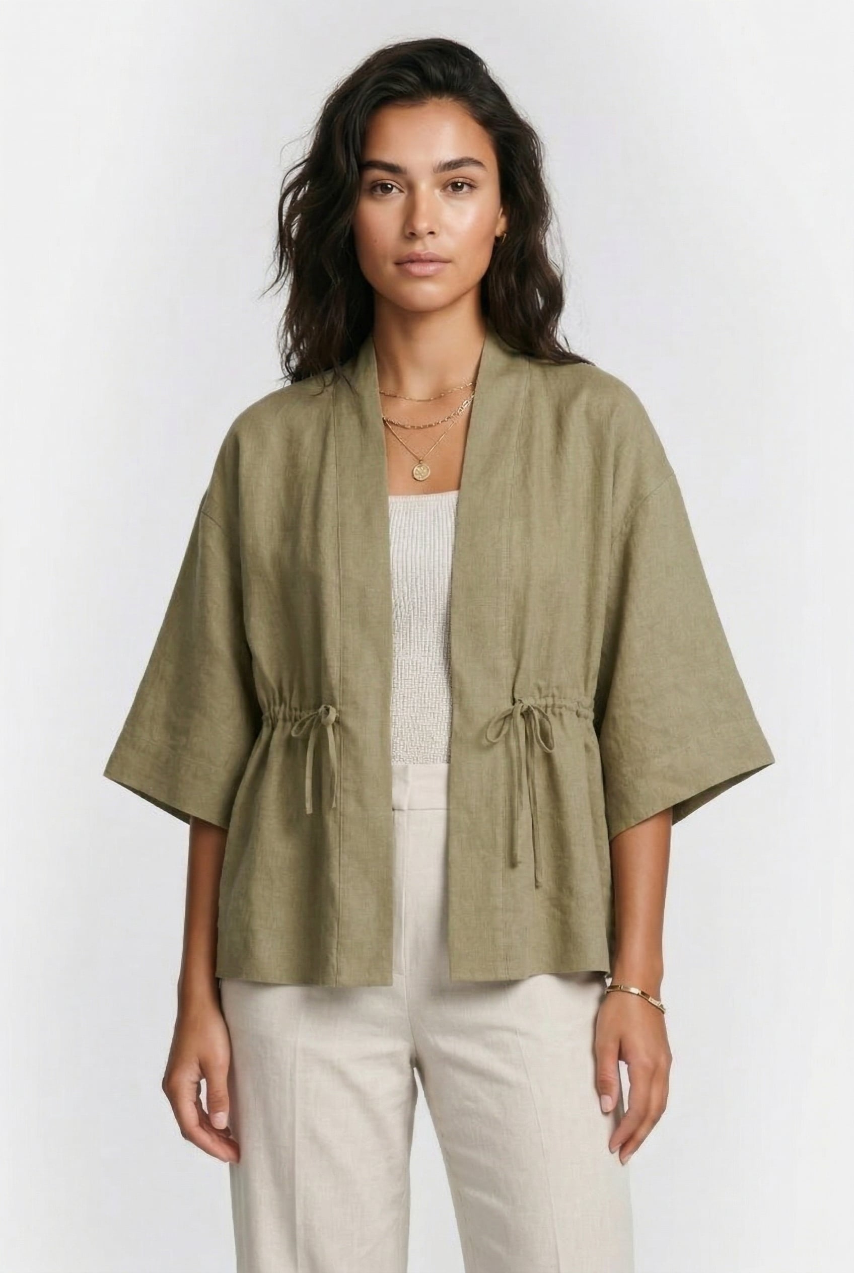 ZINNIA BLAZER KHAKI 1