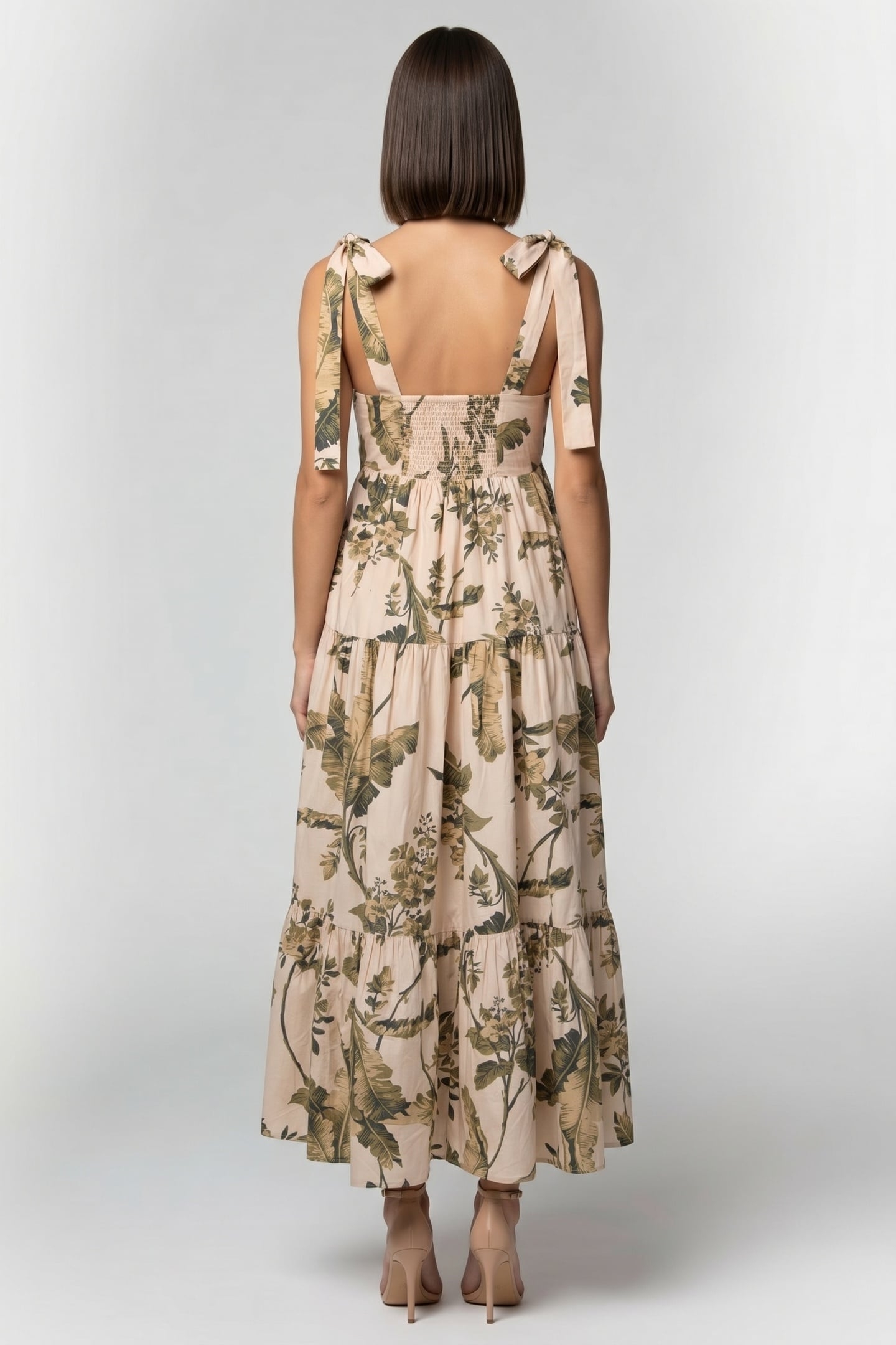 ROSALYN DRESS BEIGE 2