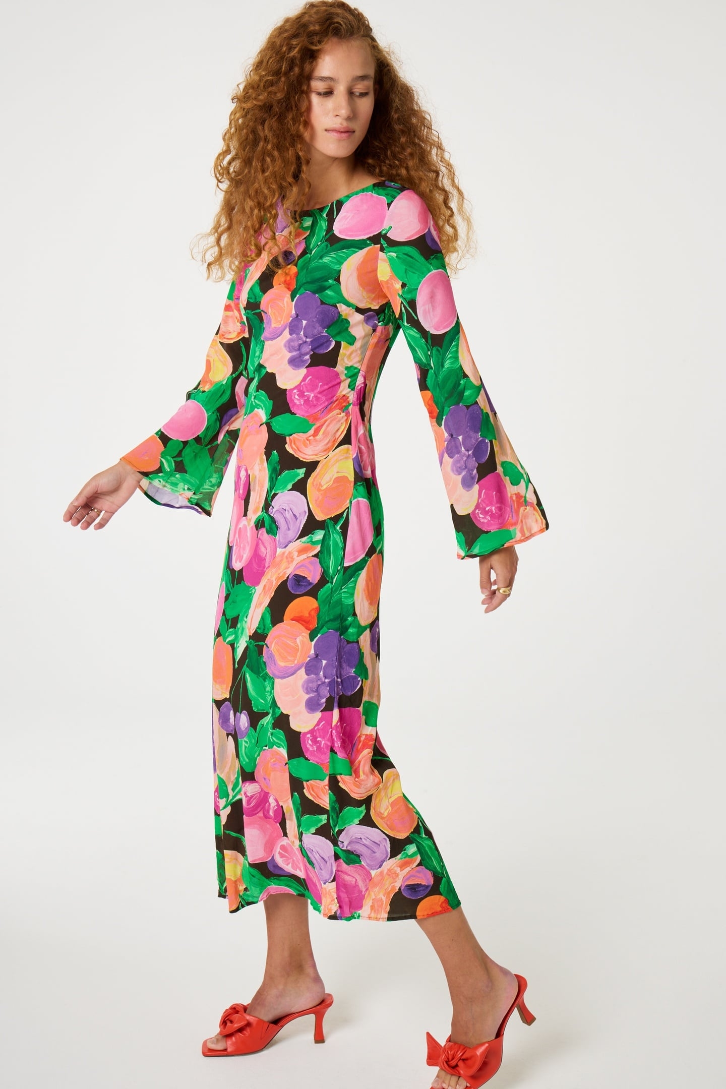 EMILE DRESS RAZZY PINK/GREEN APP 2