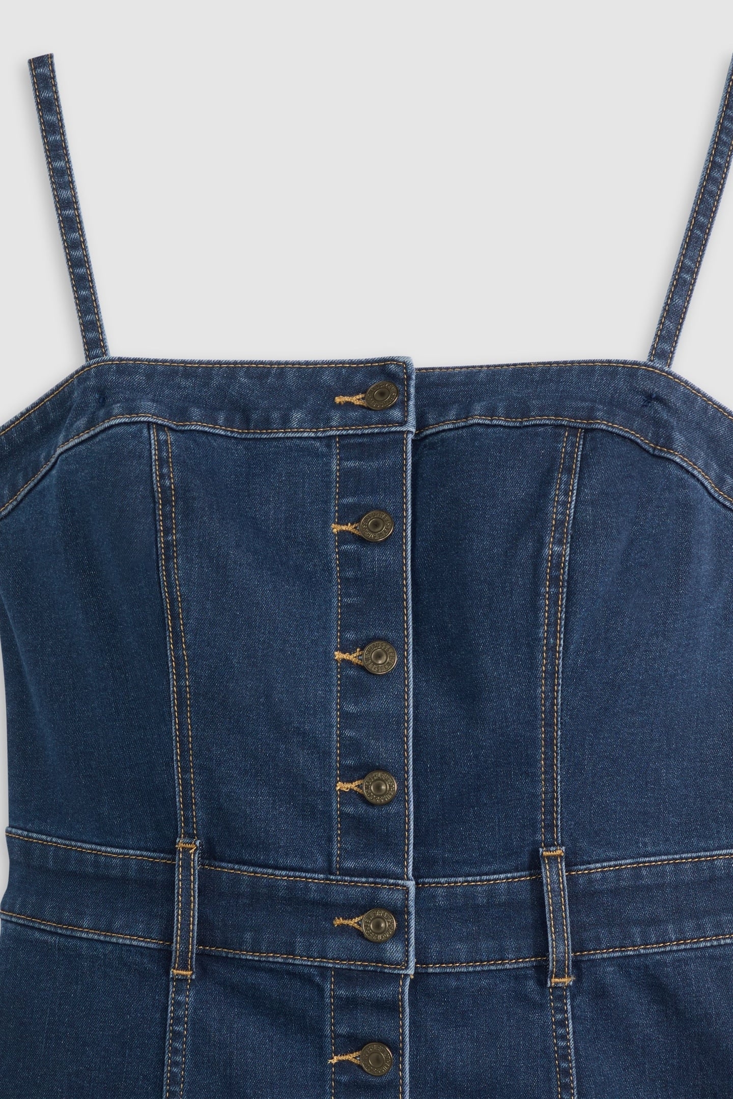 DENIM BUSTIER DRESS 6