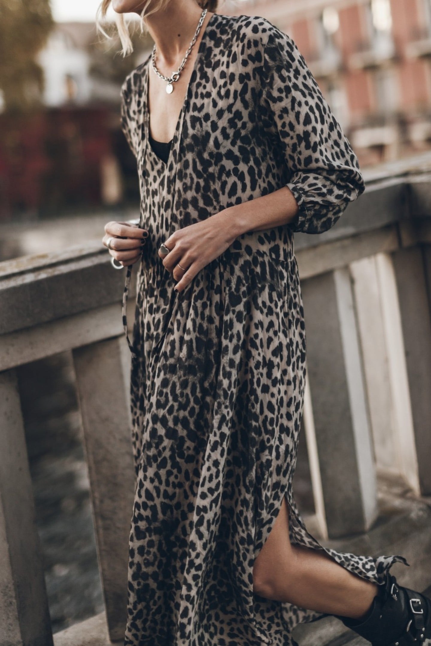 THE LEO MAXI DRESS BLACK 2