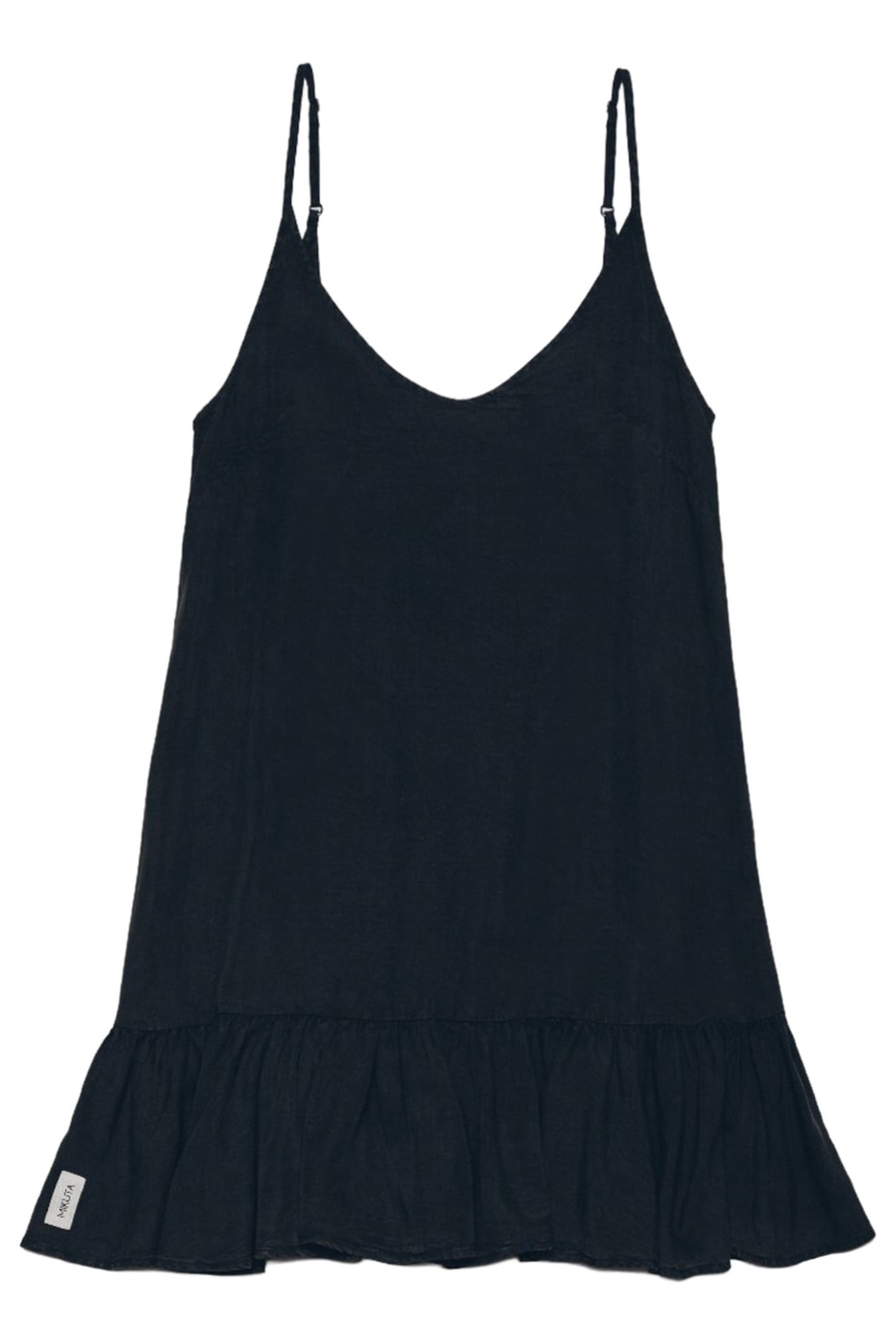 THE DARK RUFFLE DRESS BLACK 3