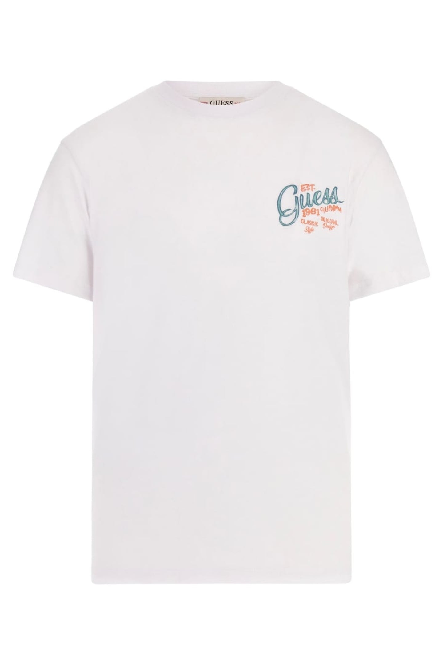 GUESS ECO SS CN FRUITS TEE PURE WHITE 1