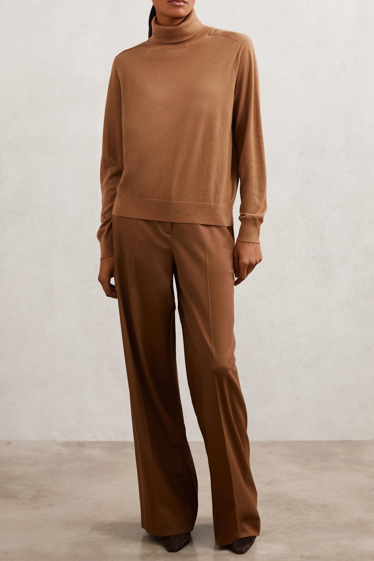 ROLL NECK JUMPER CAMEL 2
