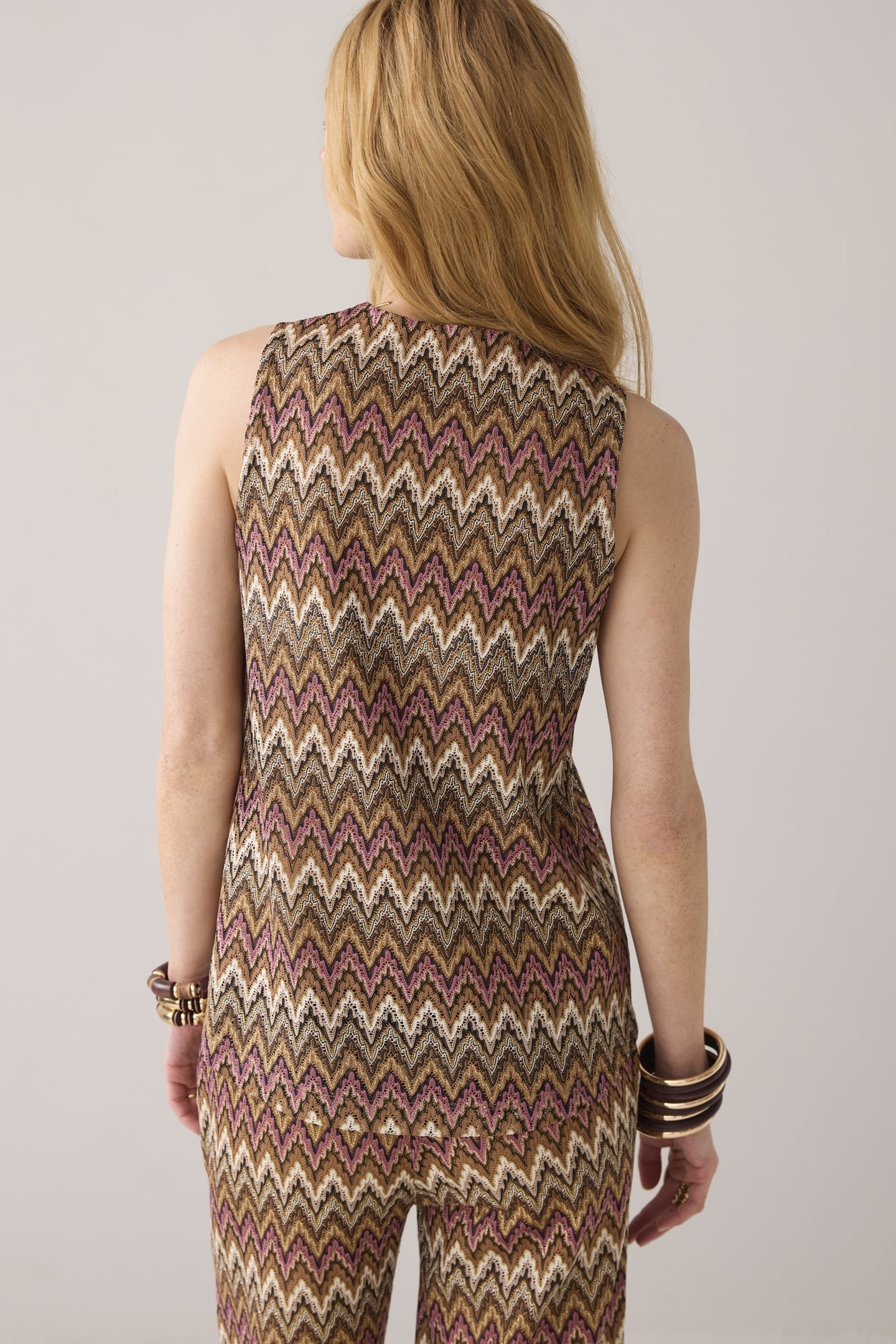 SLEEVELESS ZIG ZAG TOP MULTICOLOUR 3