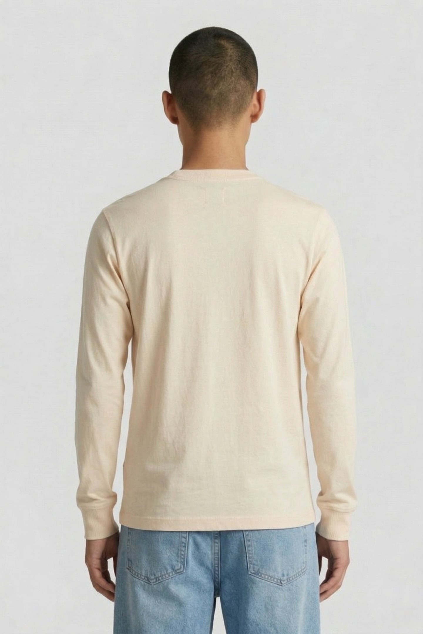 MADE IN USA CORE LONG SLEEVE T MACADAMI 2