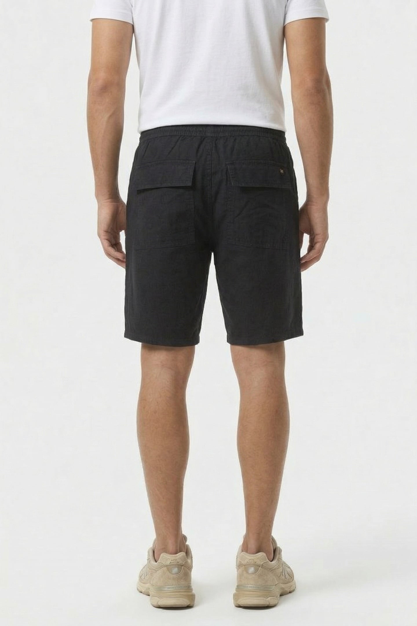 SHORT CHINO WITH LINEN GARMENT DYED NIGHT 2