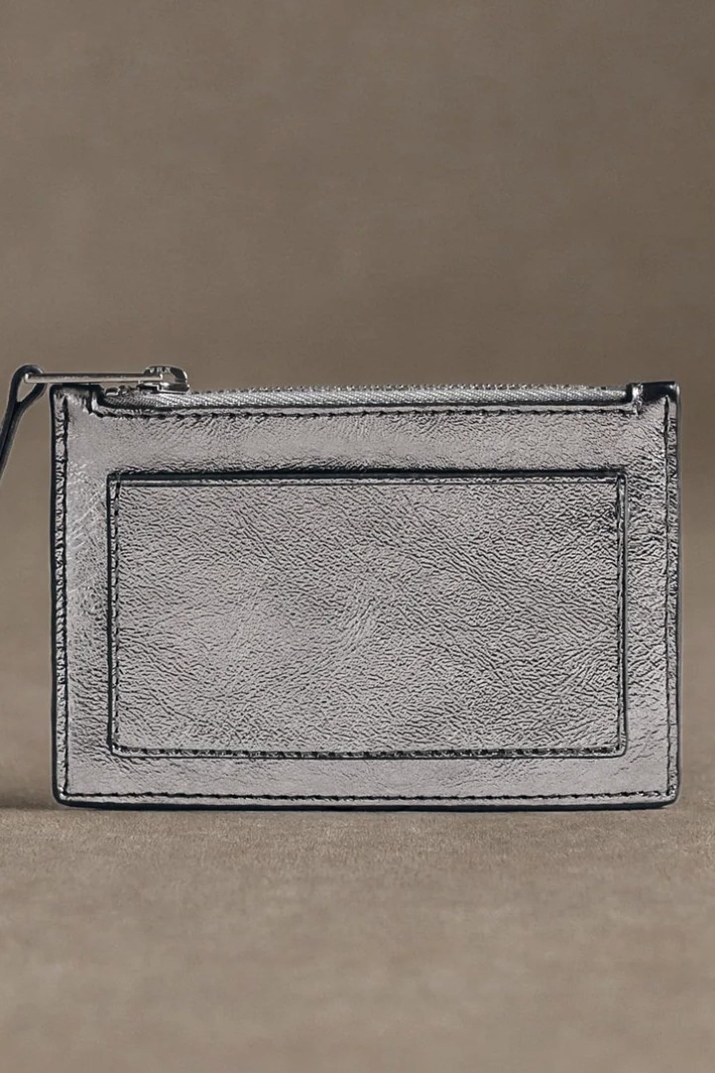 THE SILVER LEATHER WALLET SILVER 2