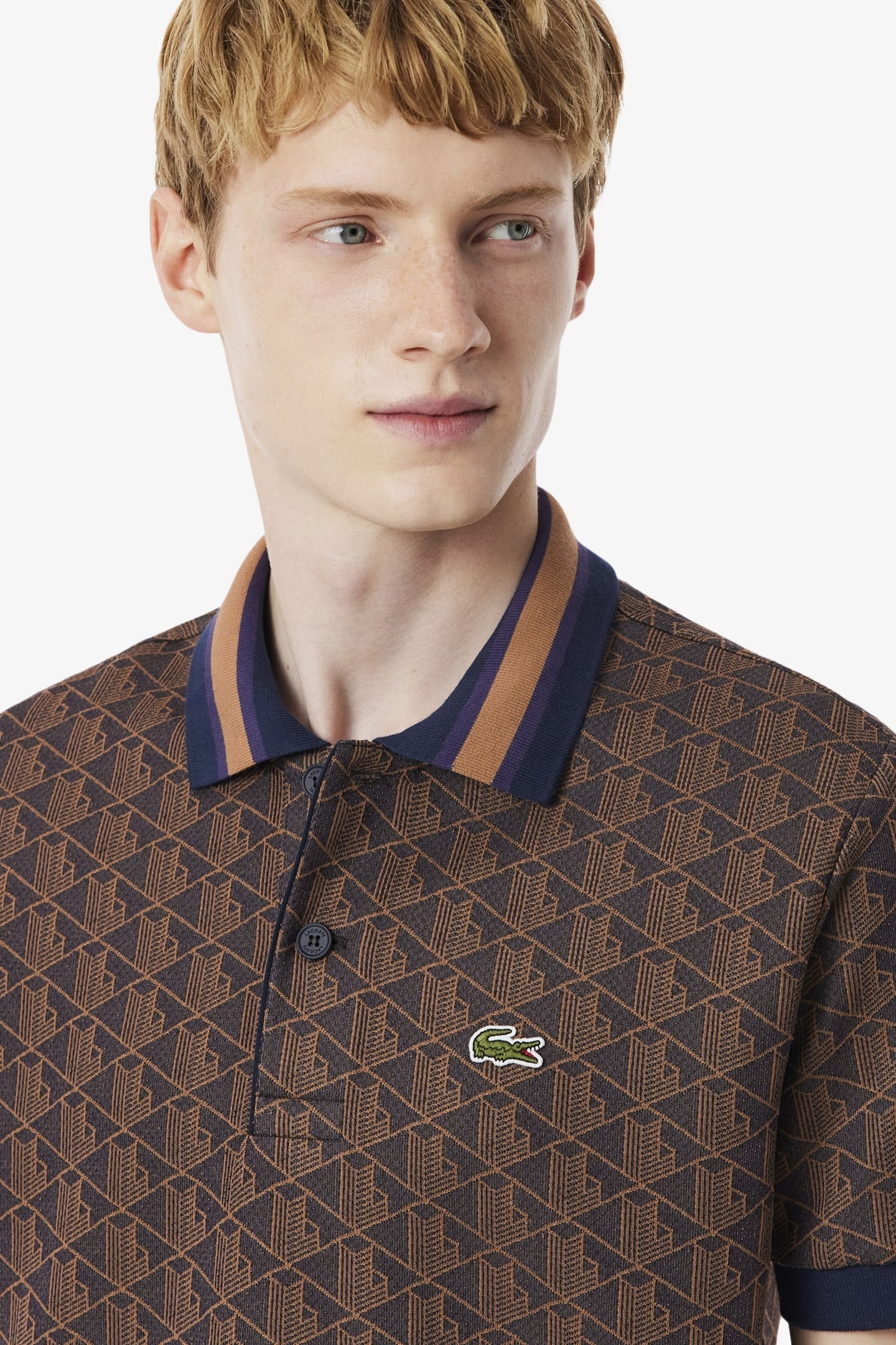 SHORT SLEEVE POLO VELVET/DATE BROWN 7