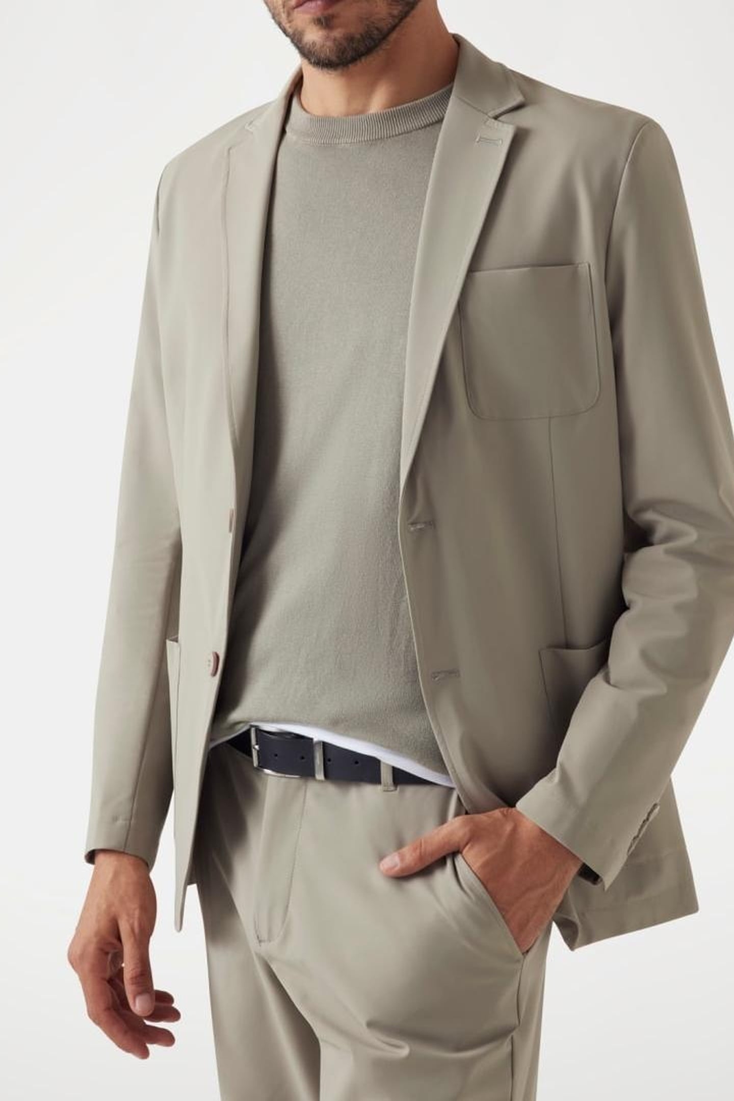 GUESS ECO TYRON BLAZER TRADITIONAL KHAKI 3