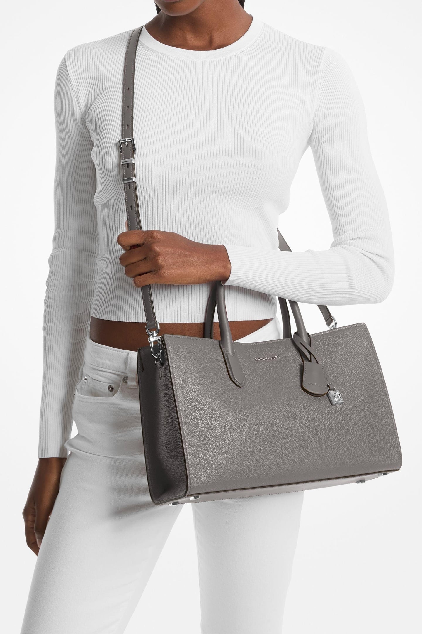 MEDIUM SATCHEL SLATE 1