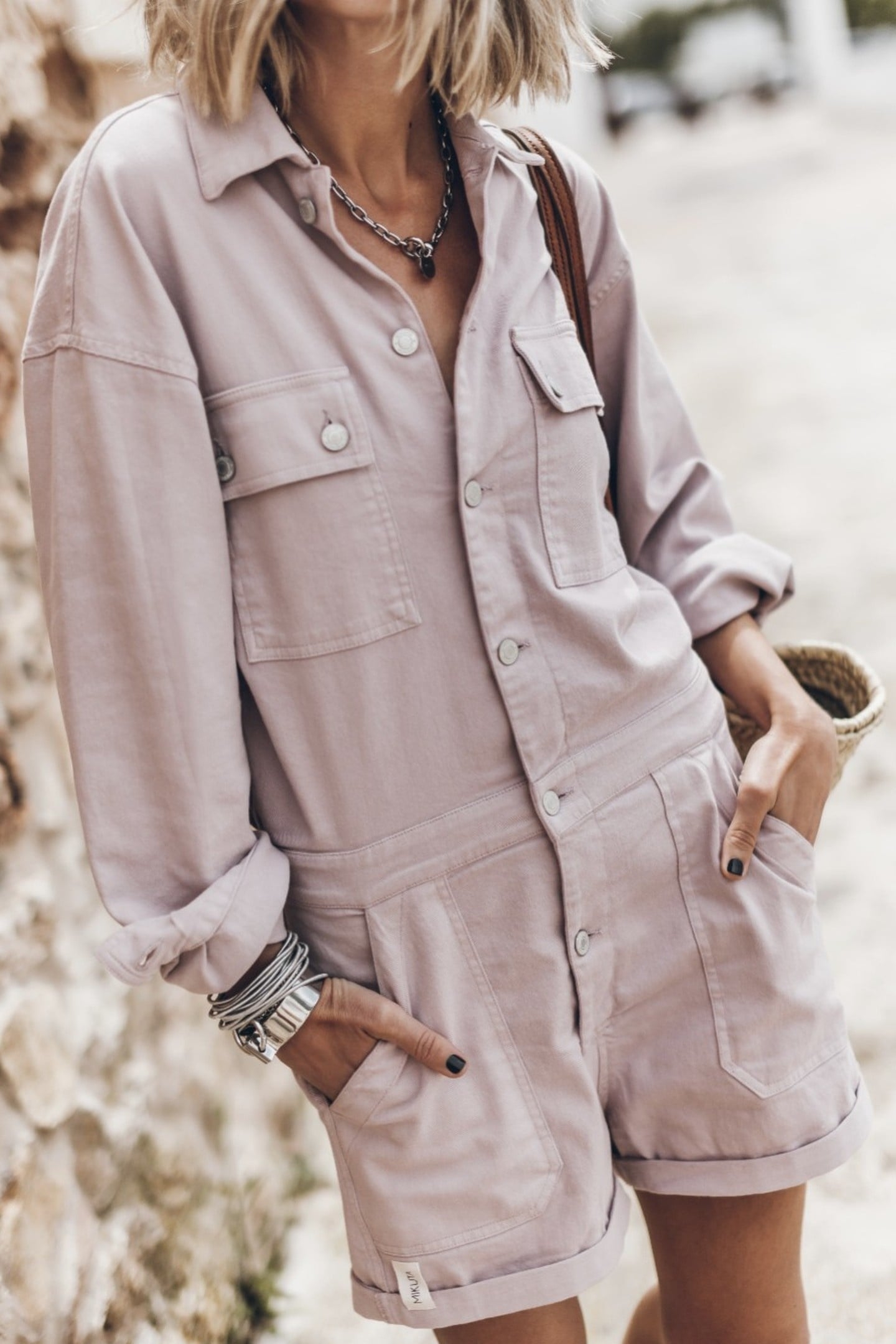 THE PINK SHORT JUMPSUIT PINK 1